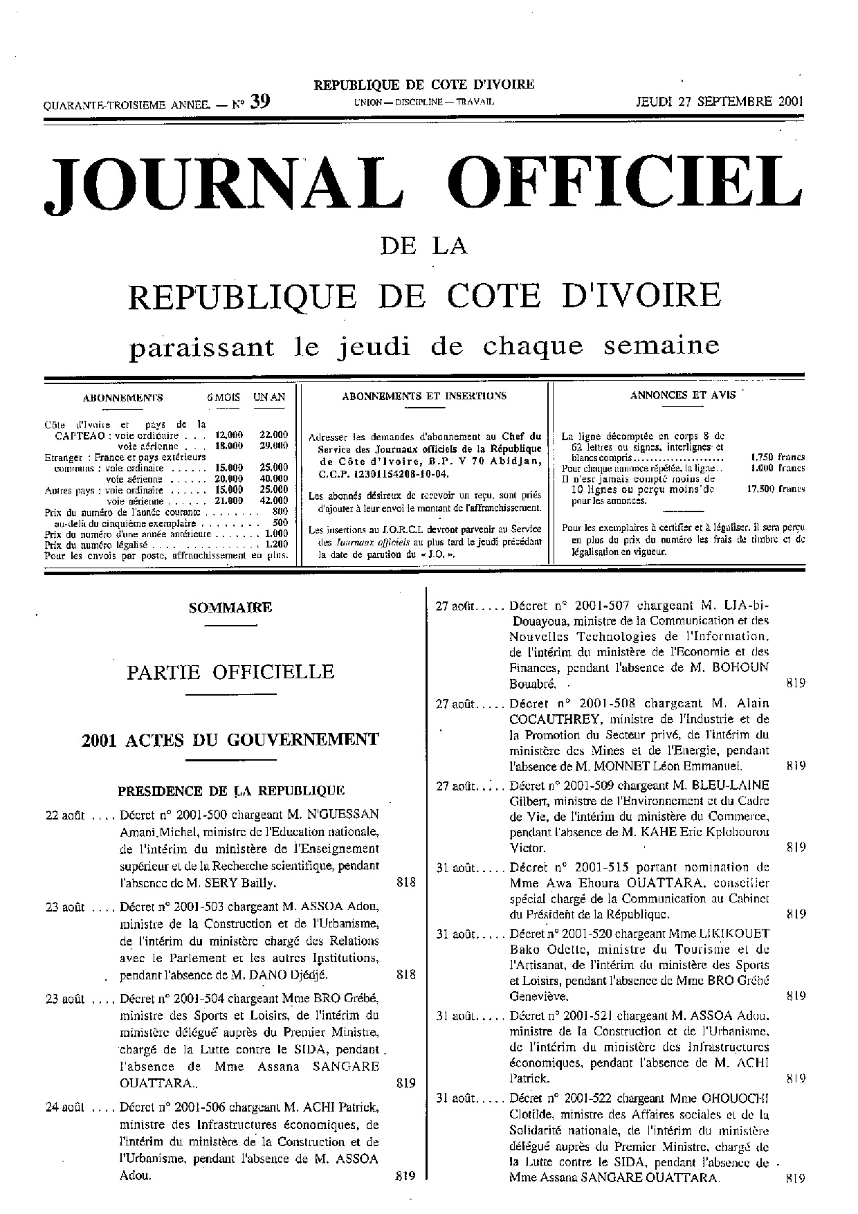 JO 2001-039