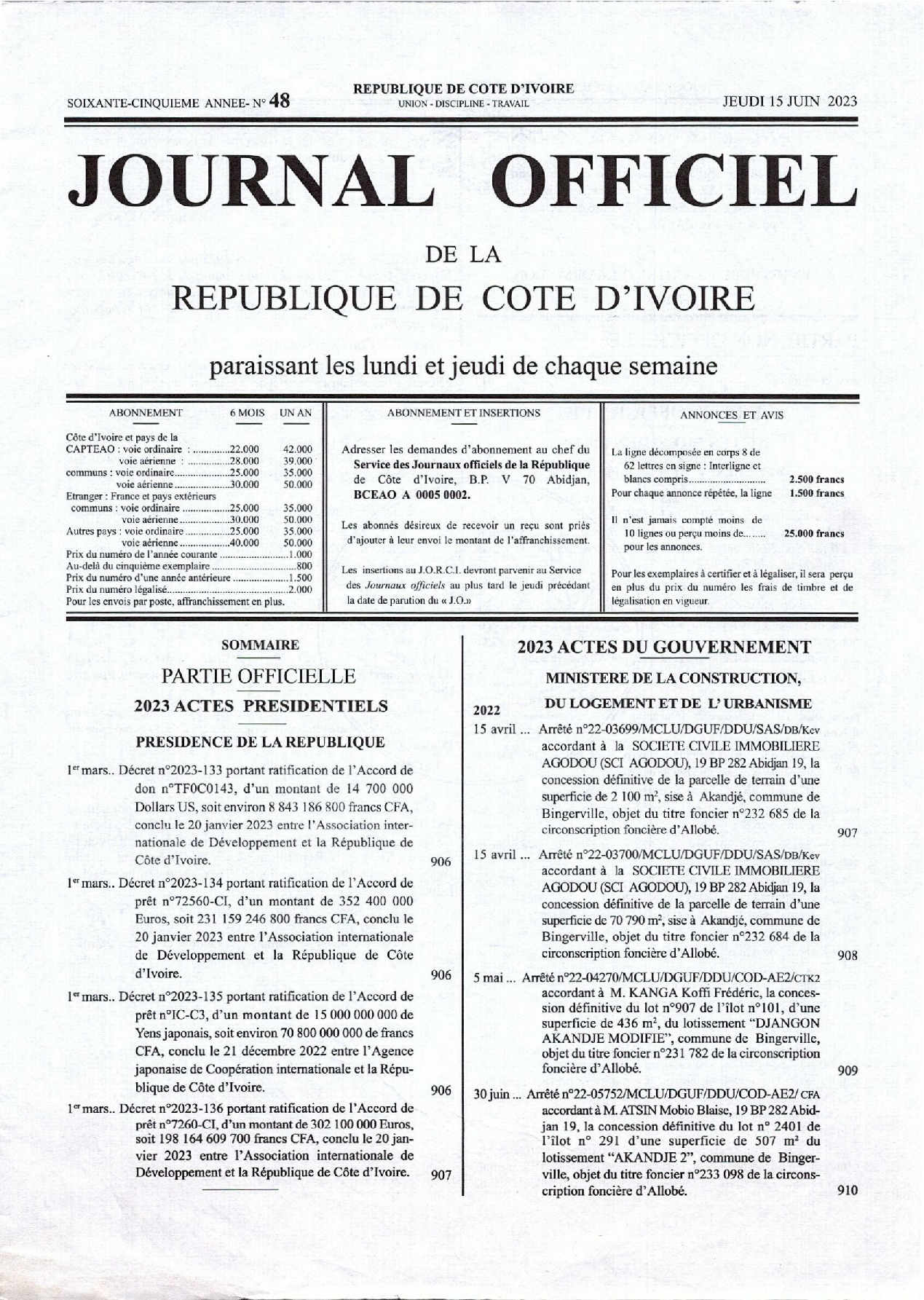 JO 2023-048