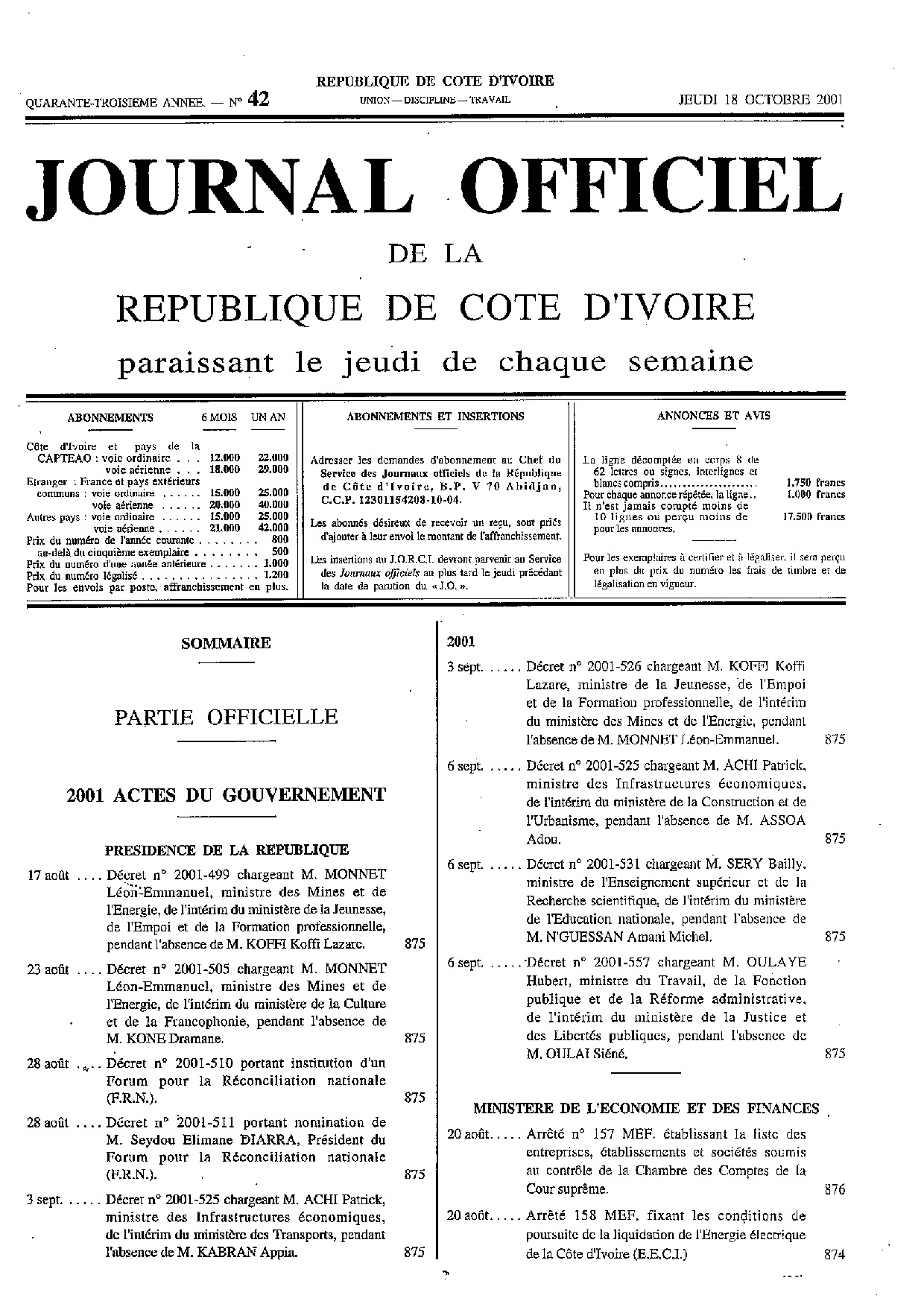 JO 2001-042