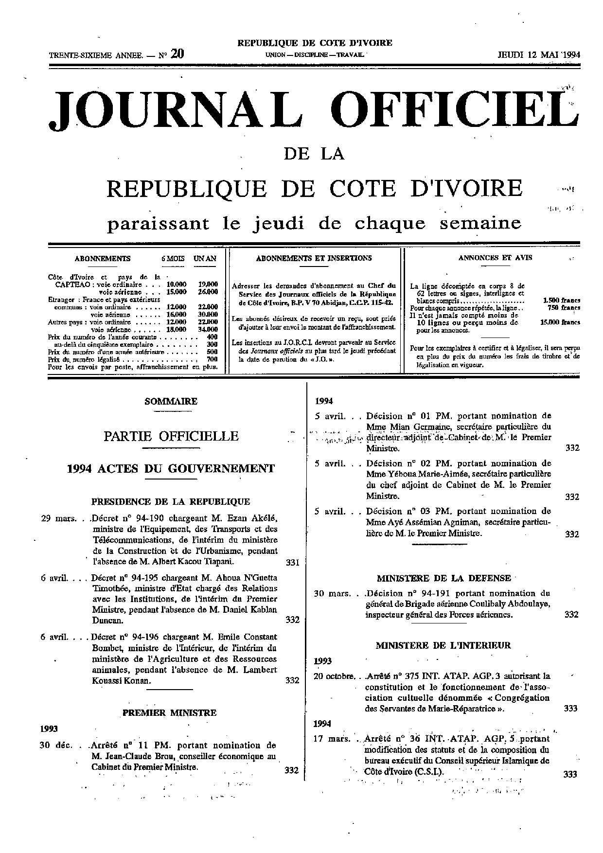 JO 1994-020