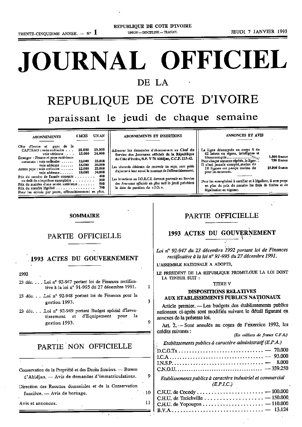 JO 1993-001