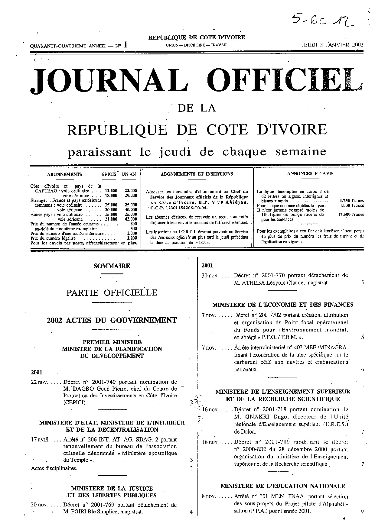 JO 2002-001