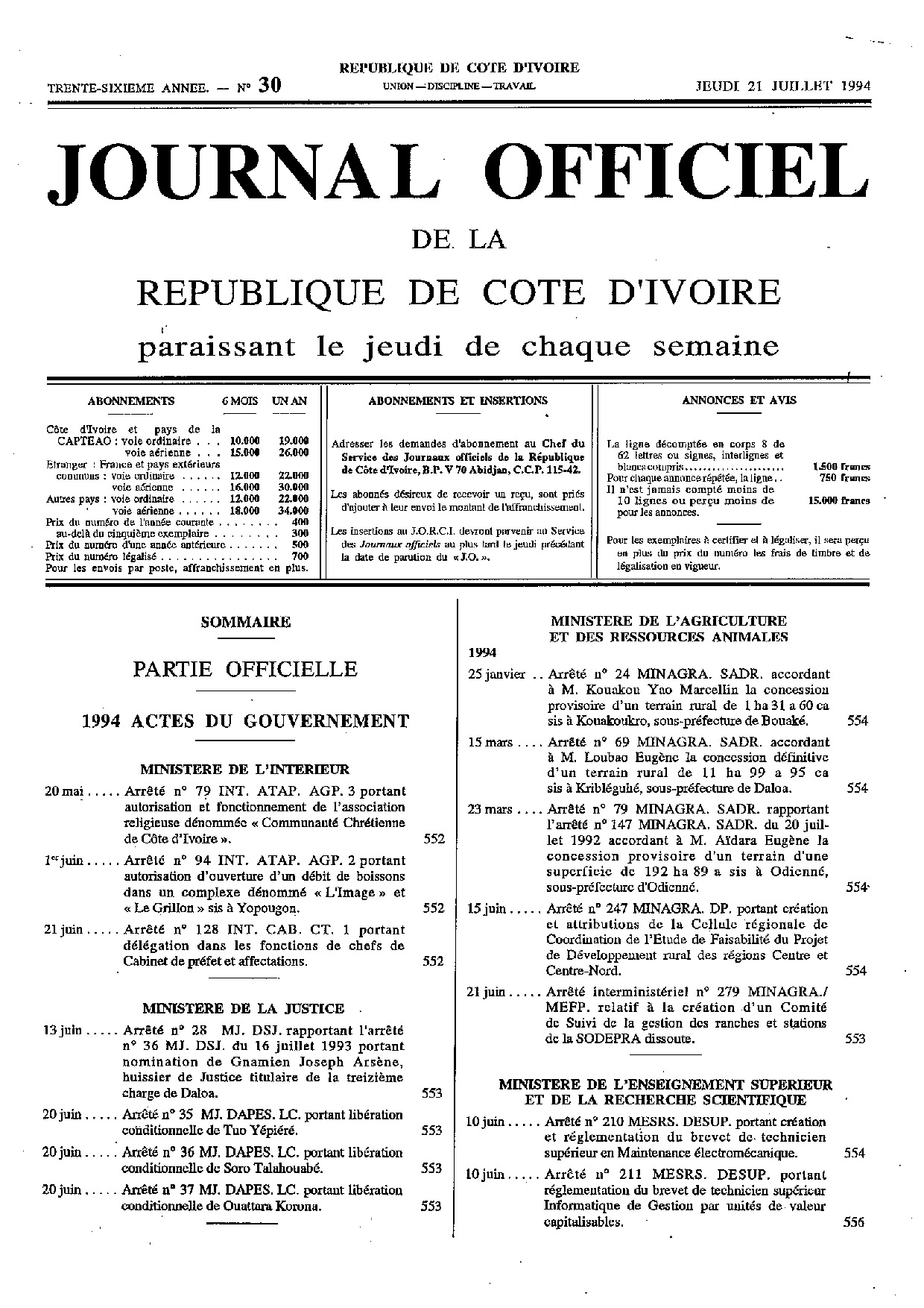JO 1994-030