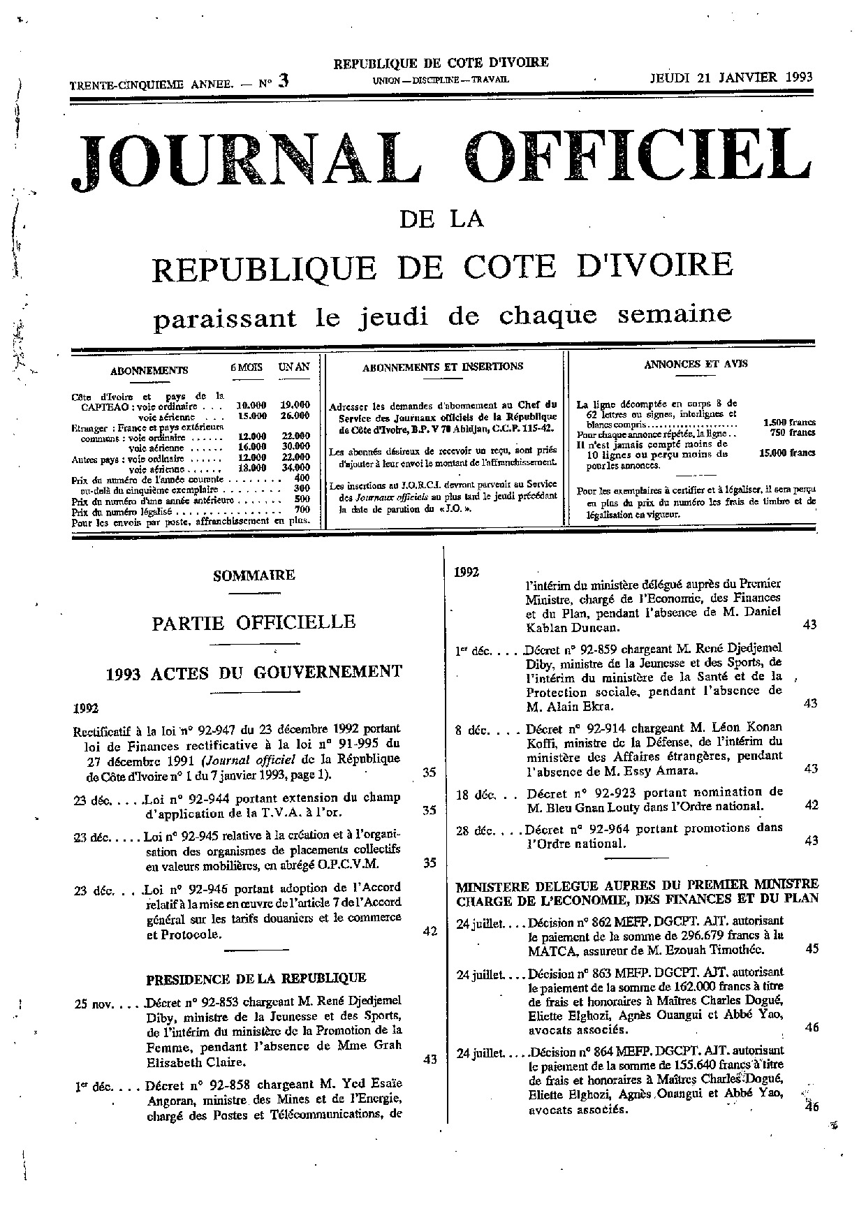 JO 1993-003