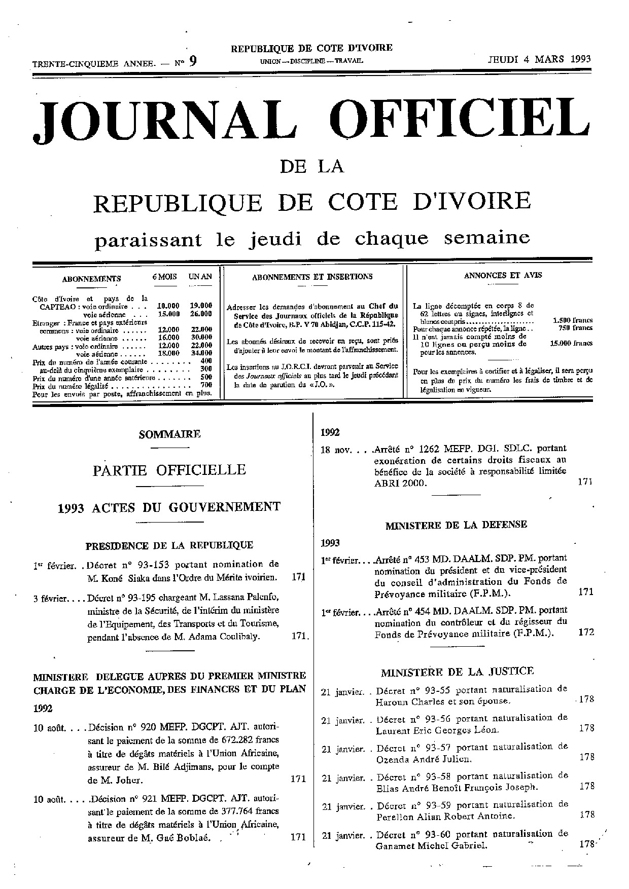 JO 1993-009