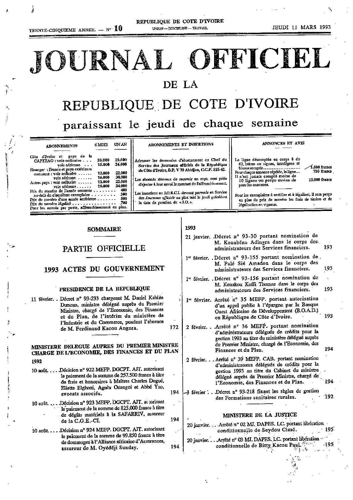 JO 1993-010