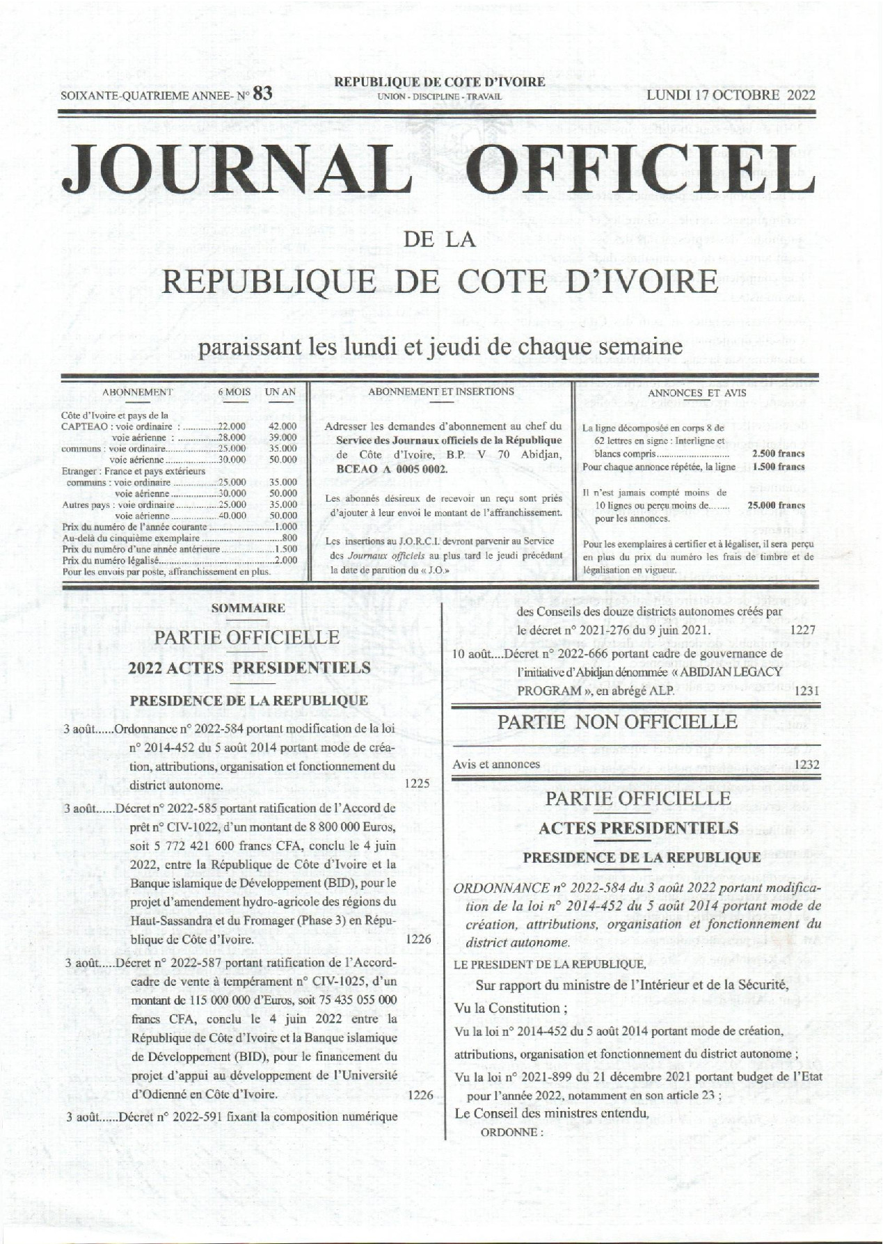 JO 2022-083