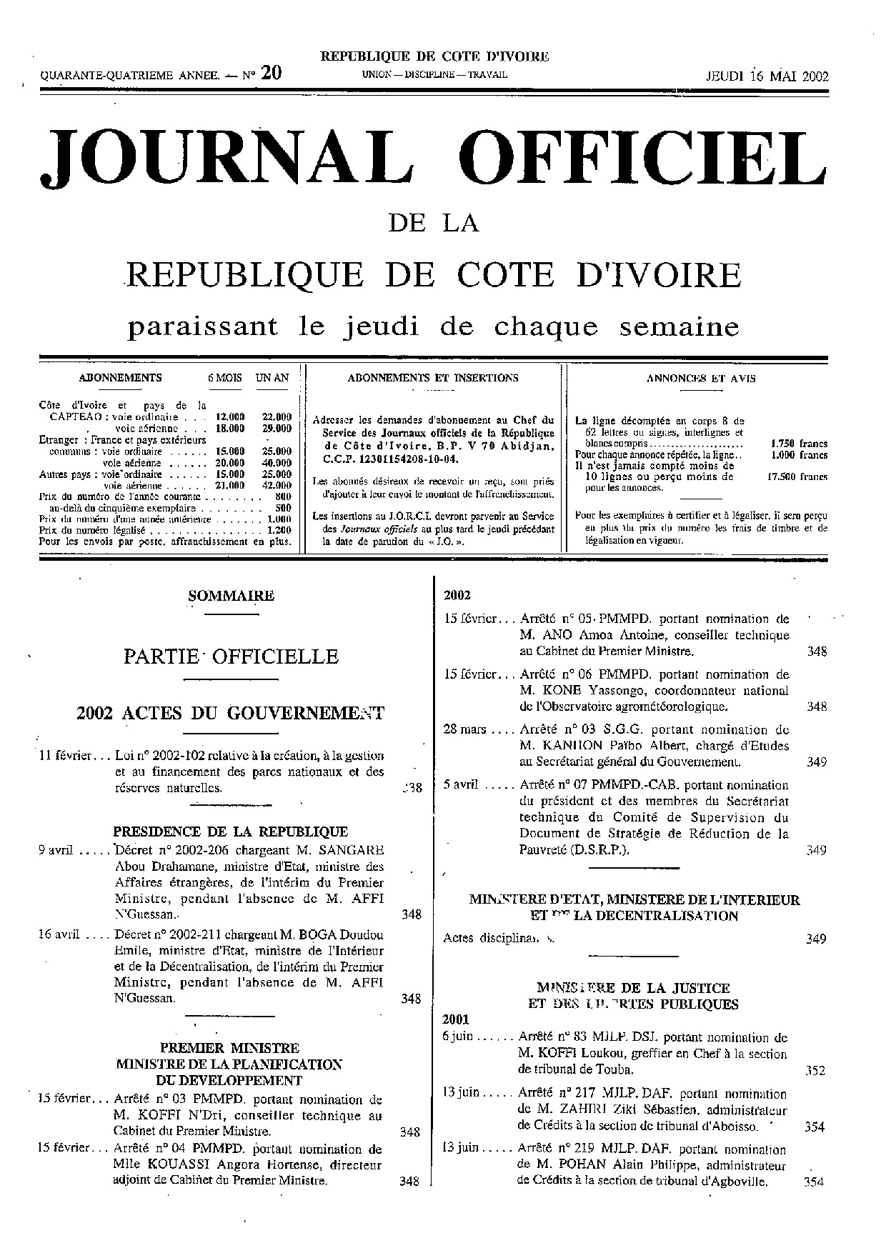 JO 2002-020