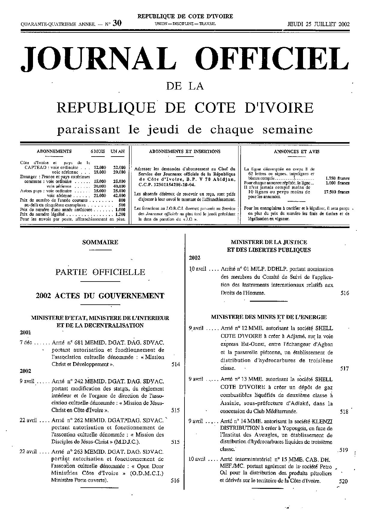 JO 2002-030