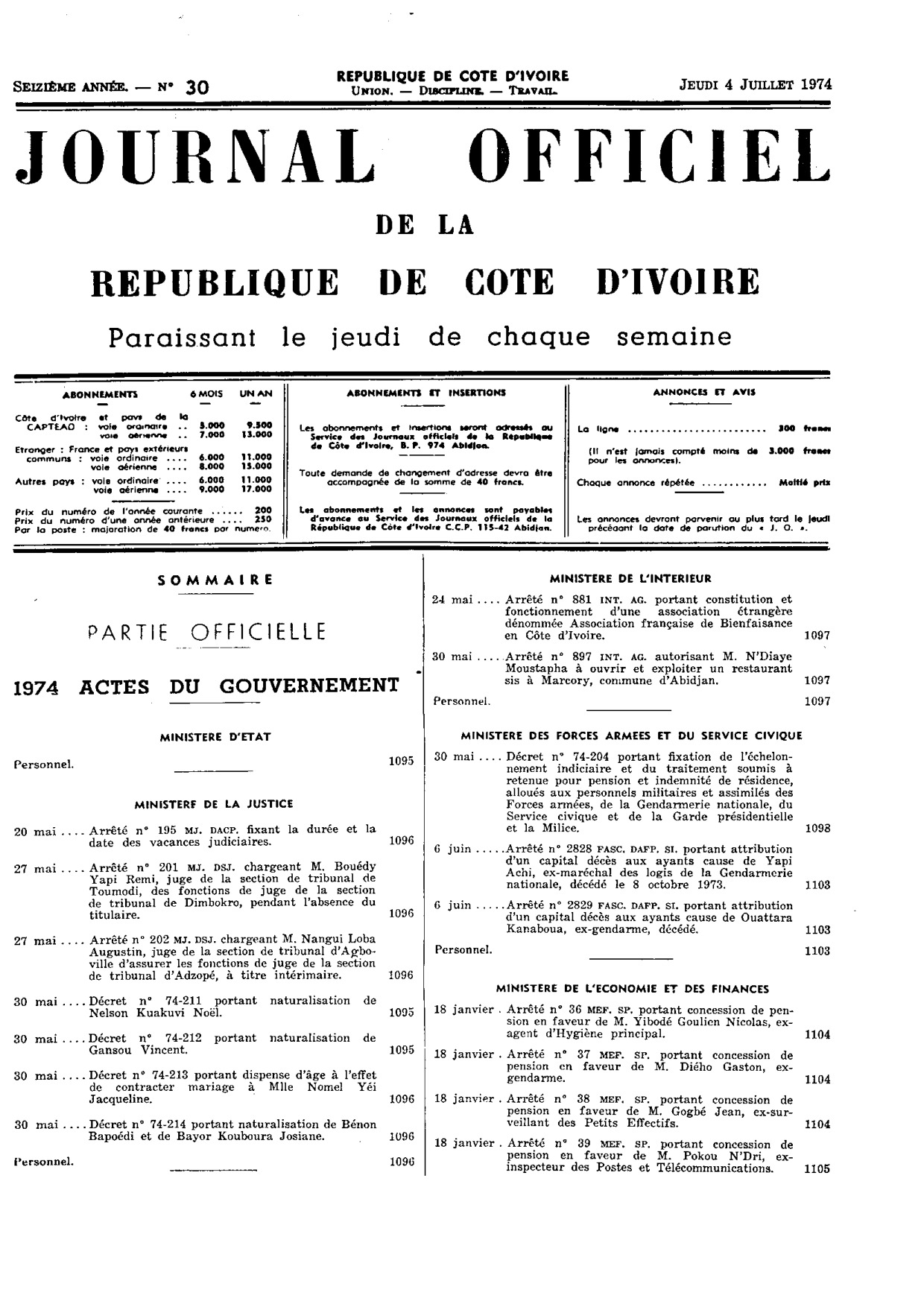 JO 1974-030