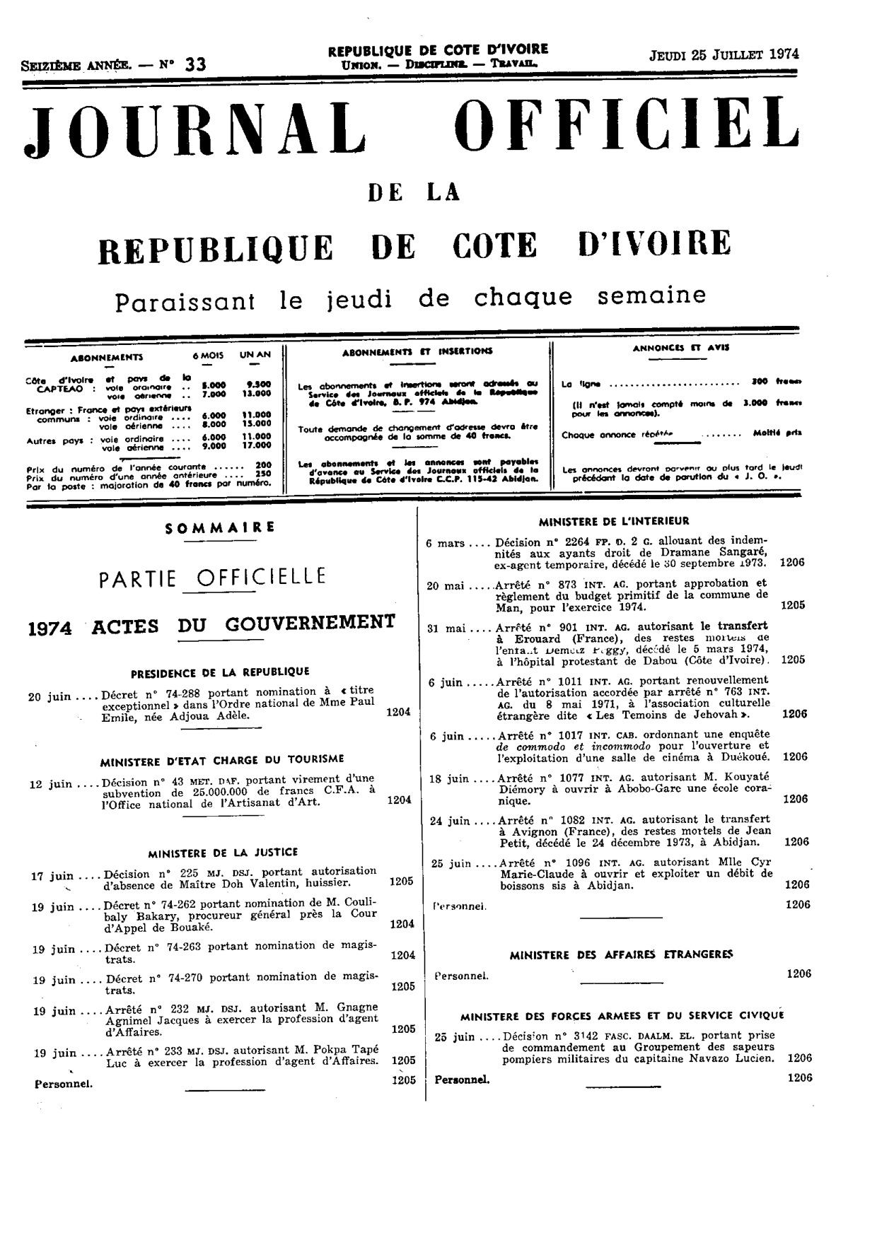 JO 1974-033