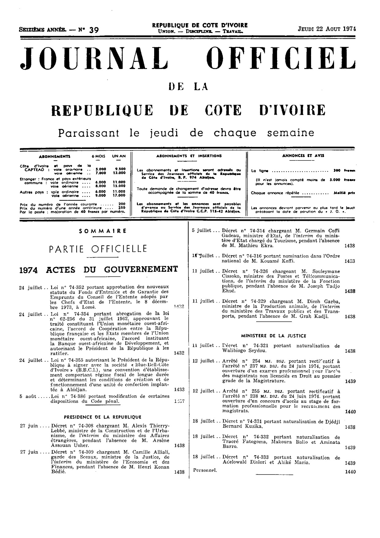 JO 1974-039