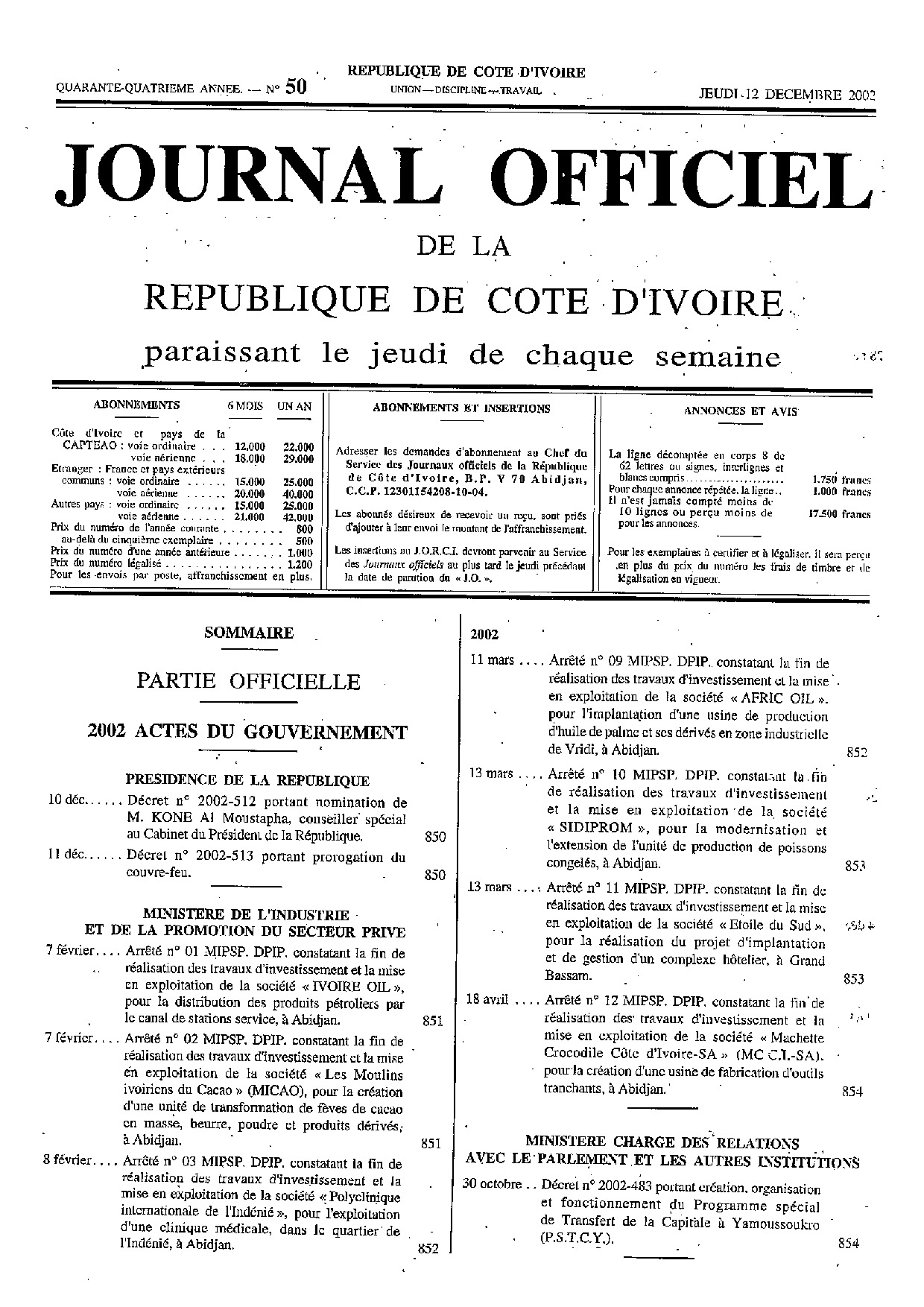 JO 2002-050
