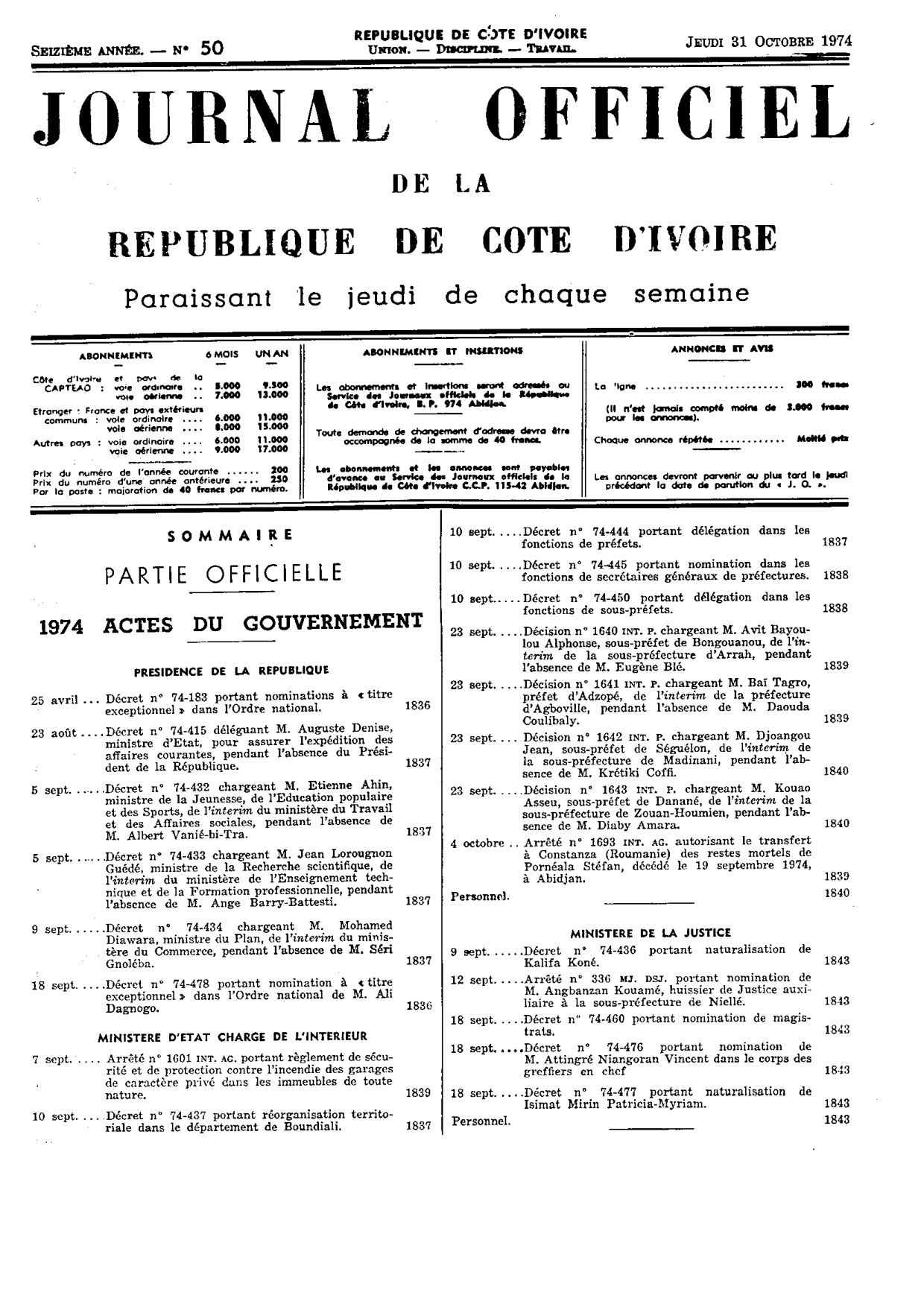 JO 1974-050