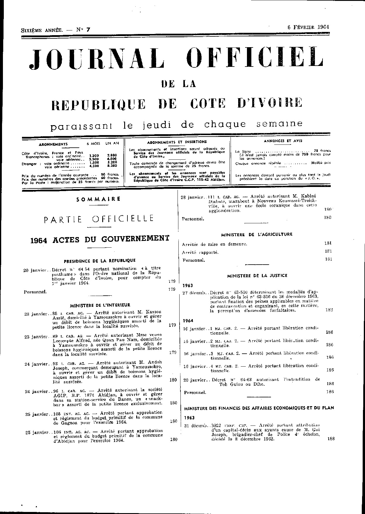 JO 1964-007