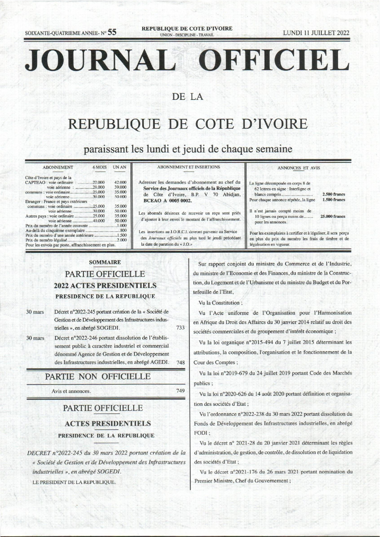 JO 2022-055