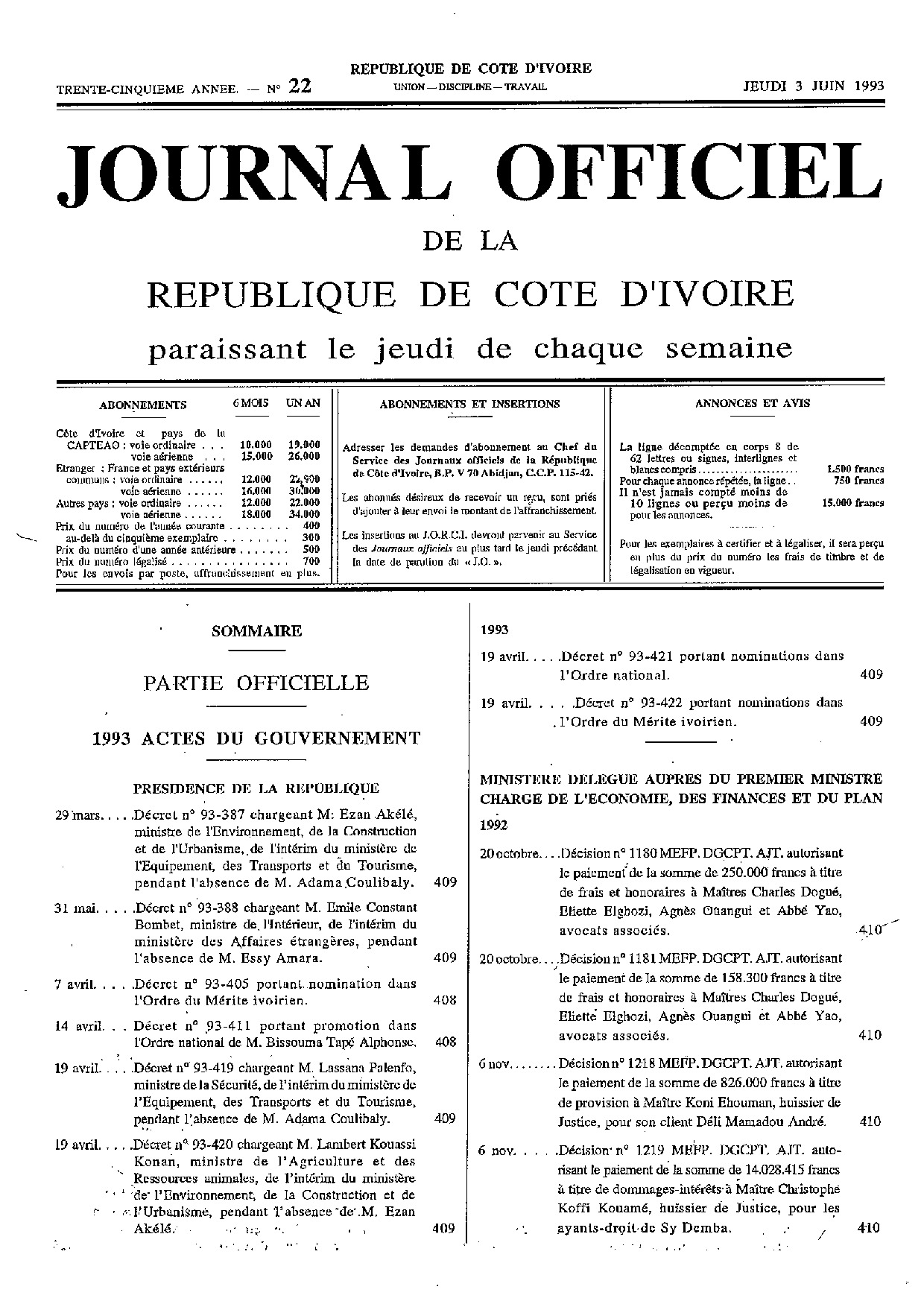 JO 1993-022
