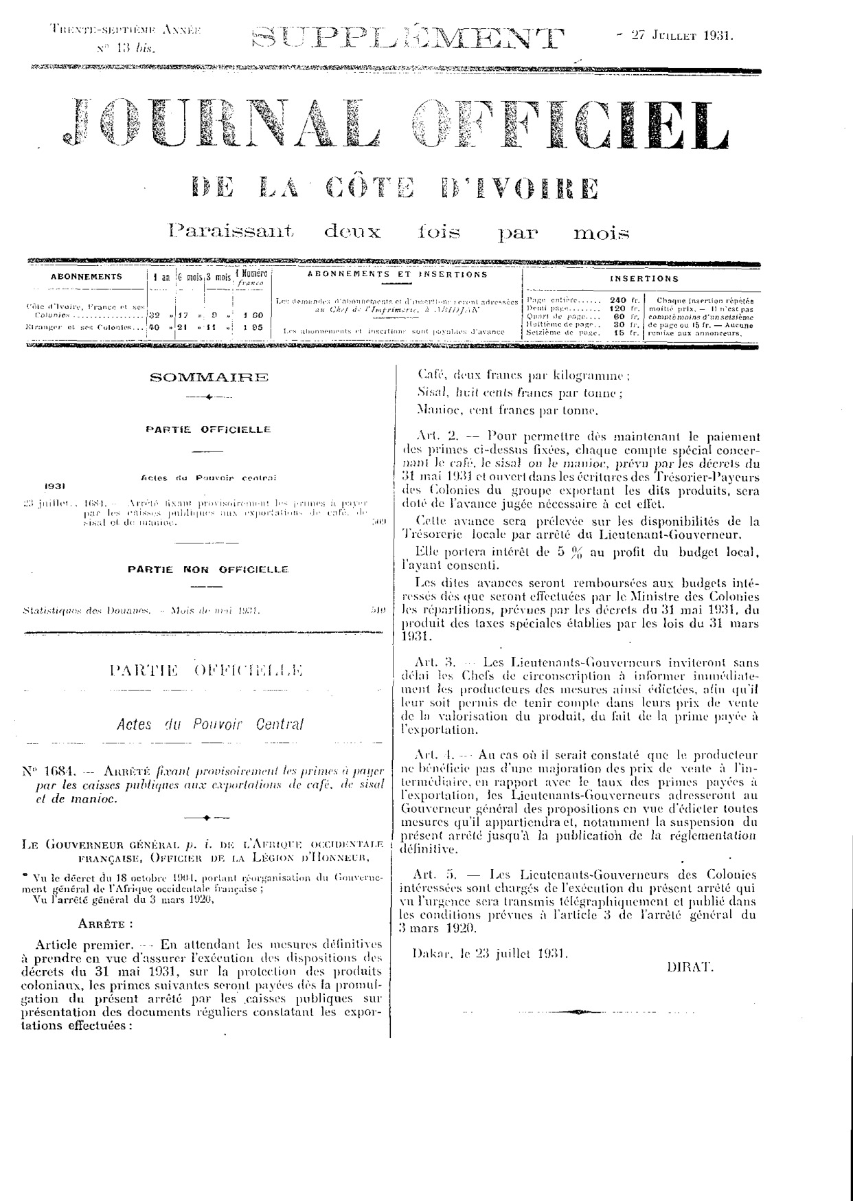 JO 1931-013 Bis