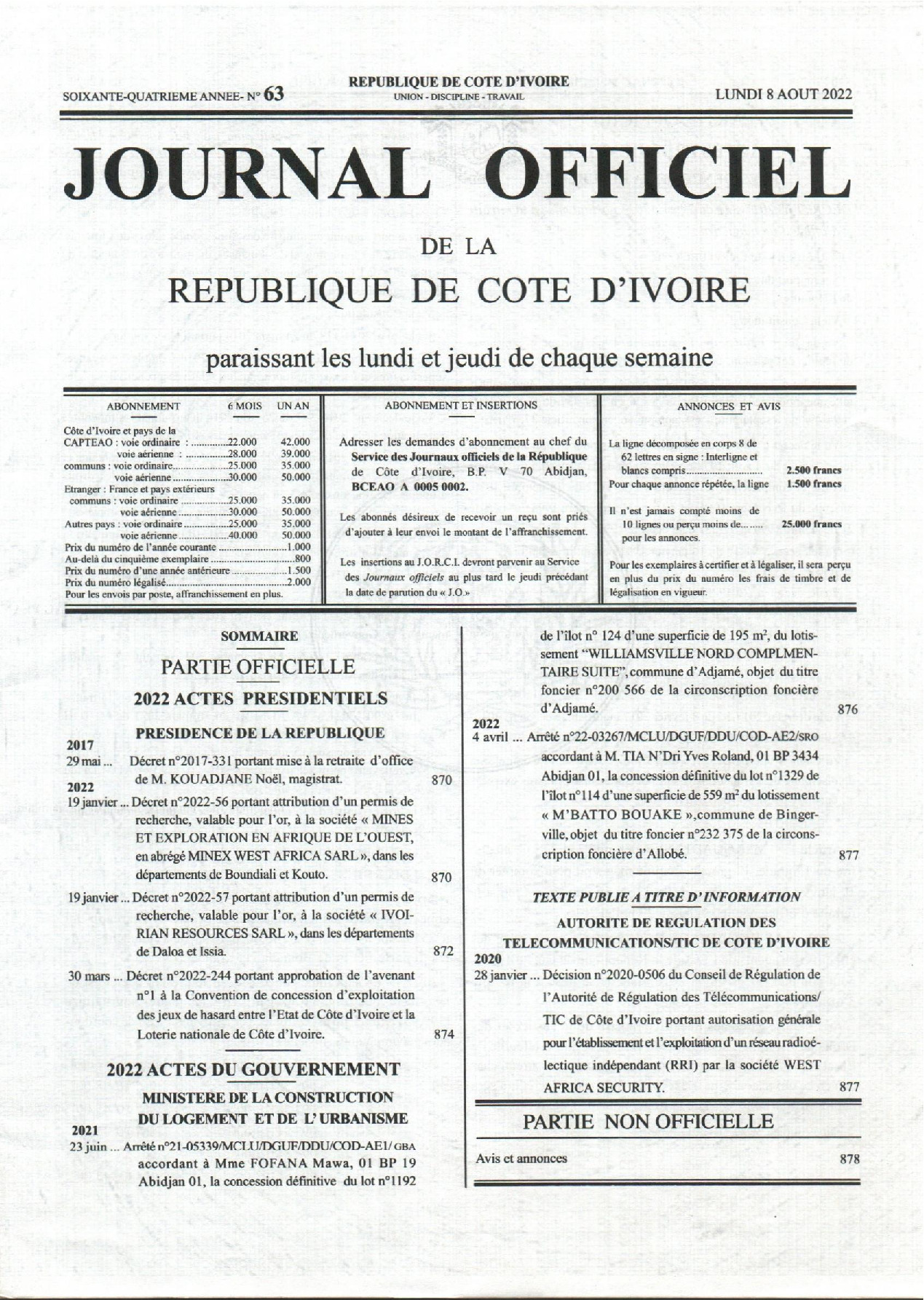 JO 2022-063