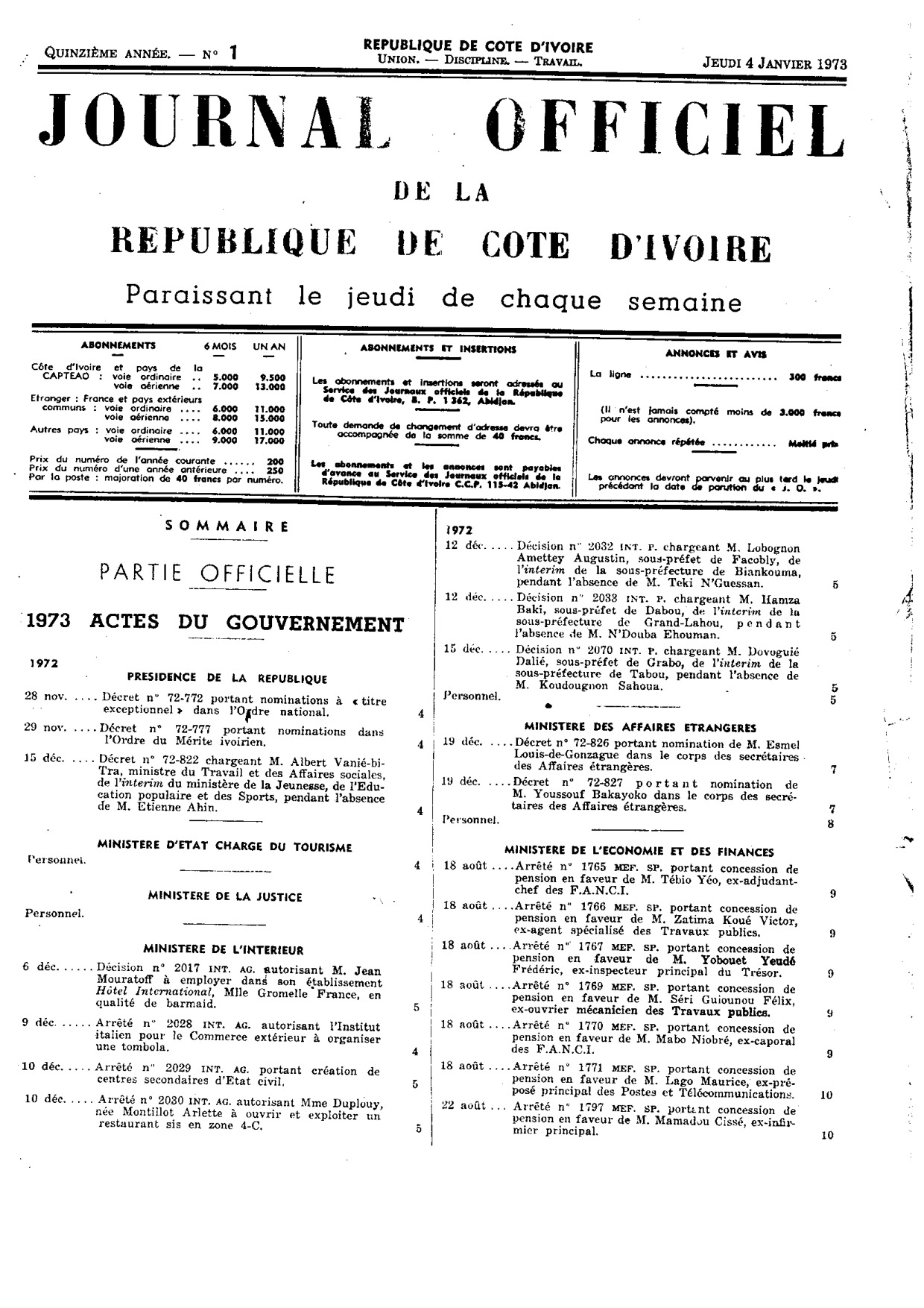 JO 1973-001