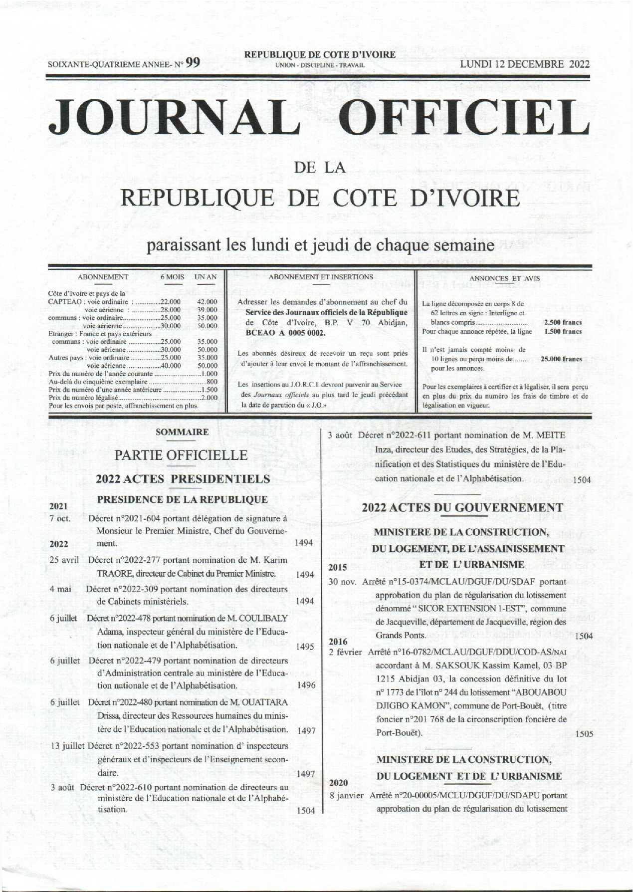 JO 2022-099