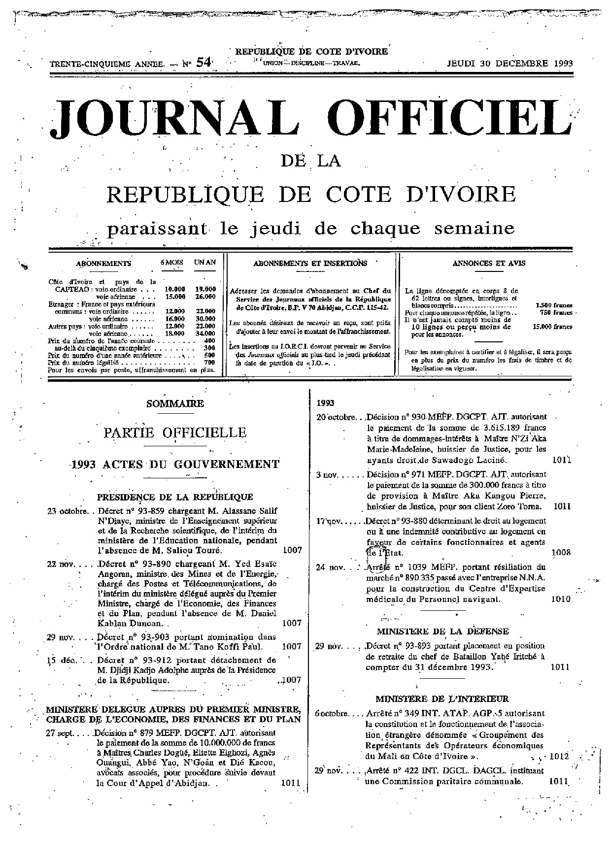 JO 1993-054