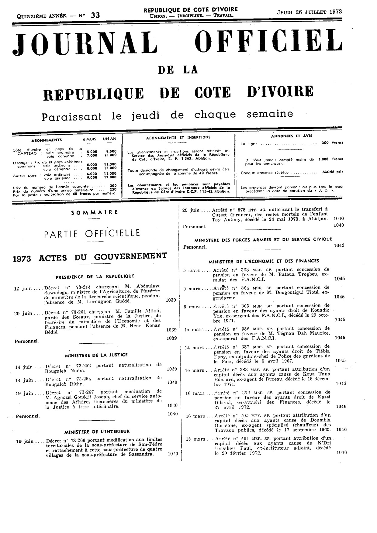 JO 1973-033