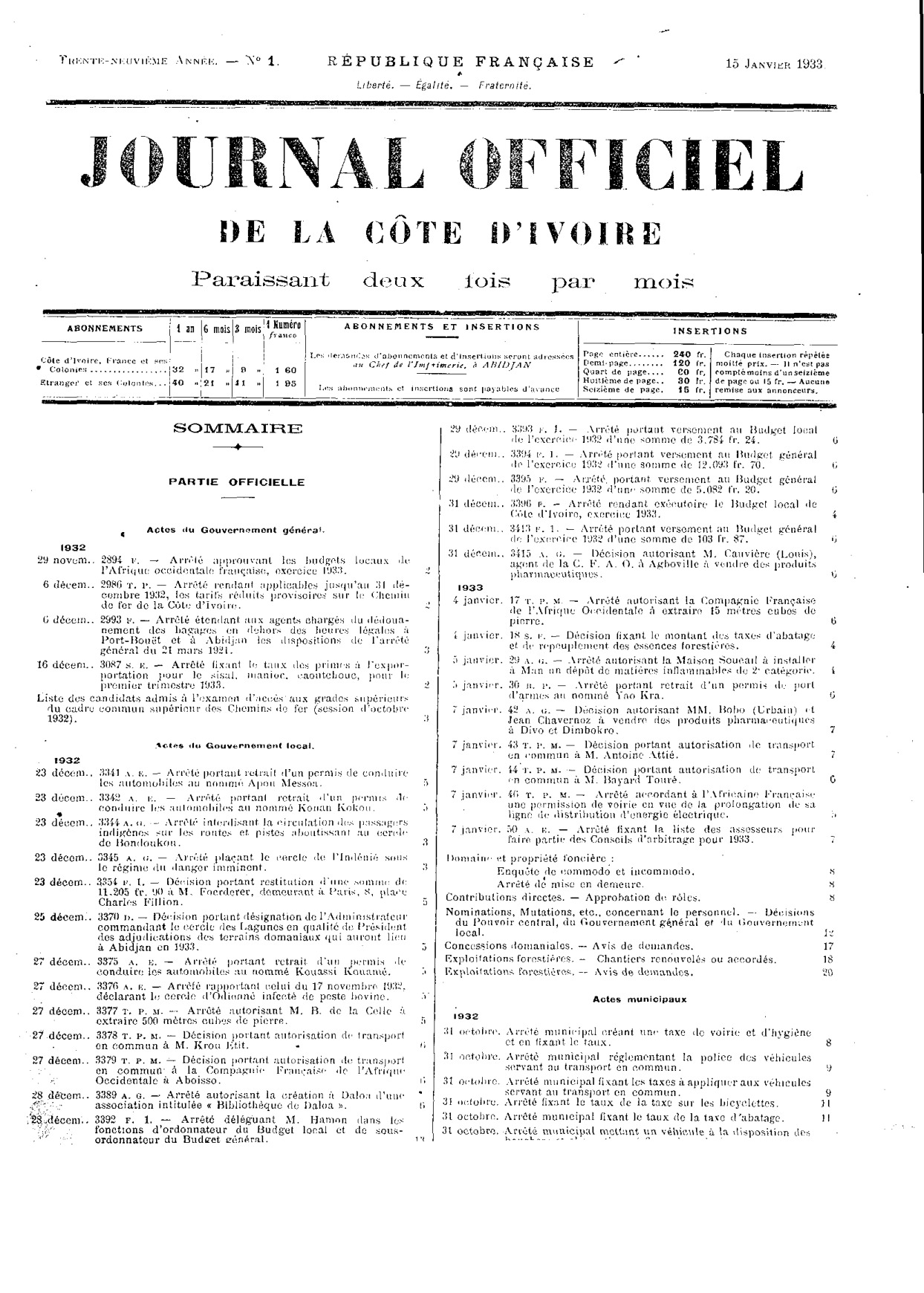 JO 1933-001