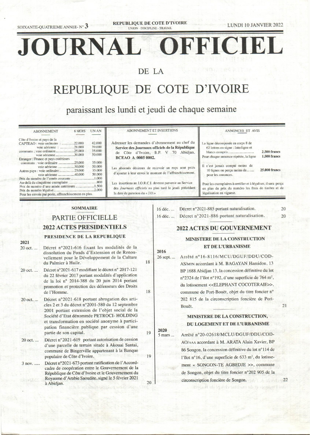 JO 2022-003