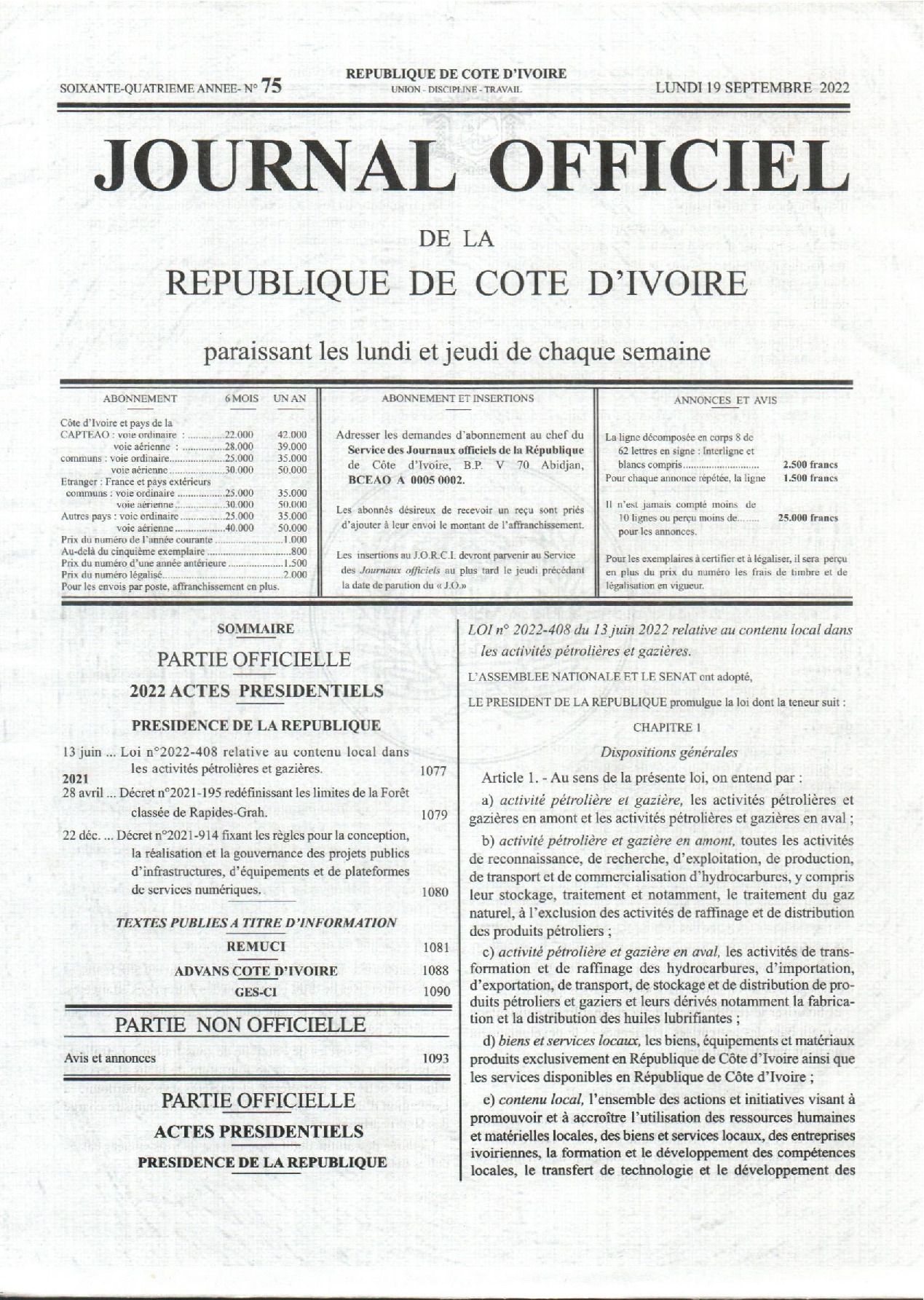 JO 2022-075