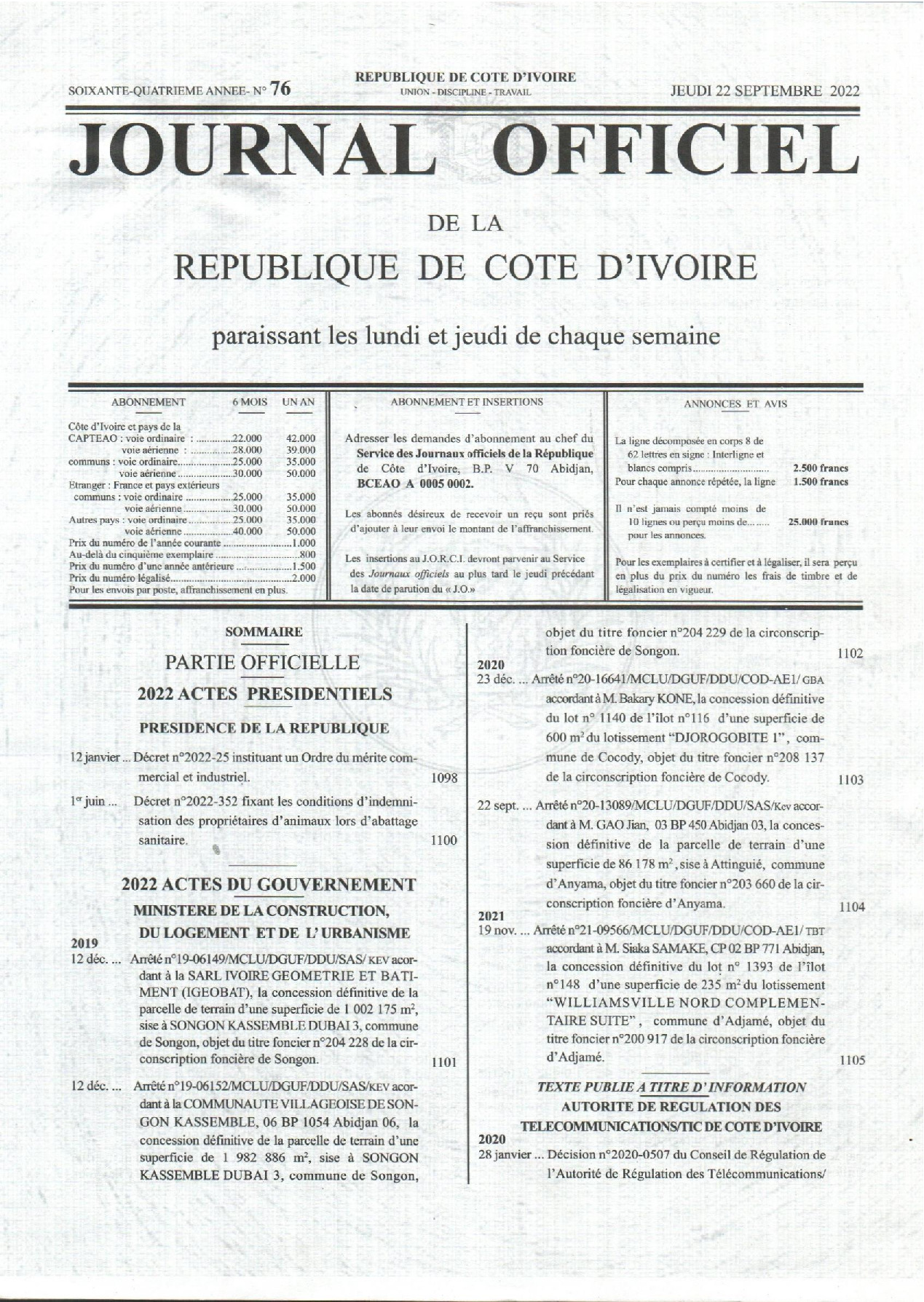 JO 2022-076