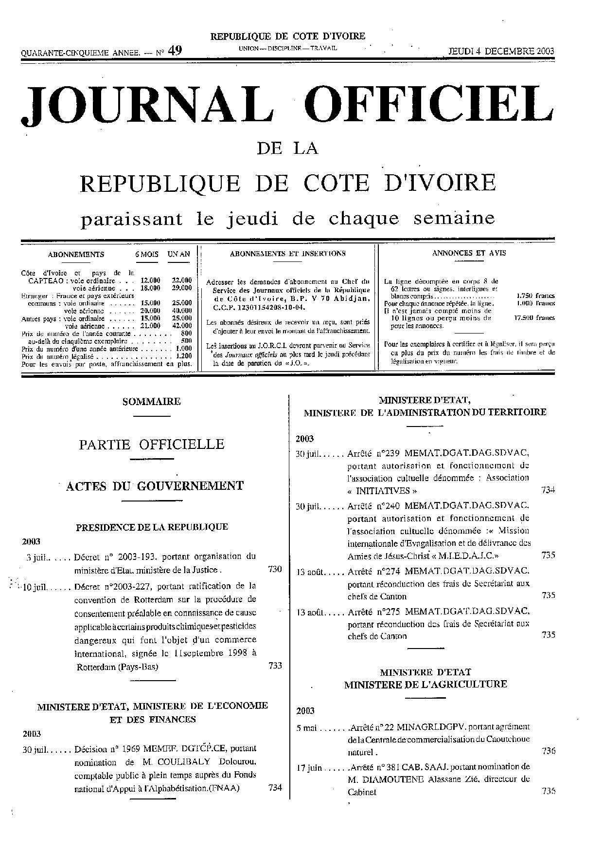 JO 2003-049