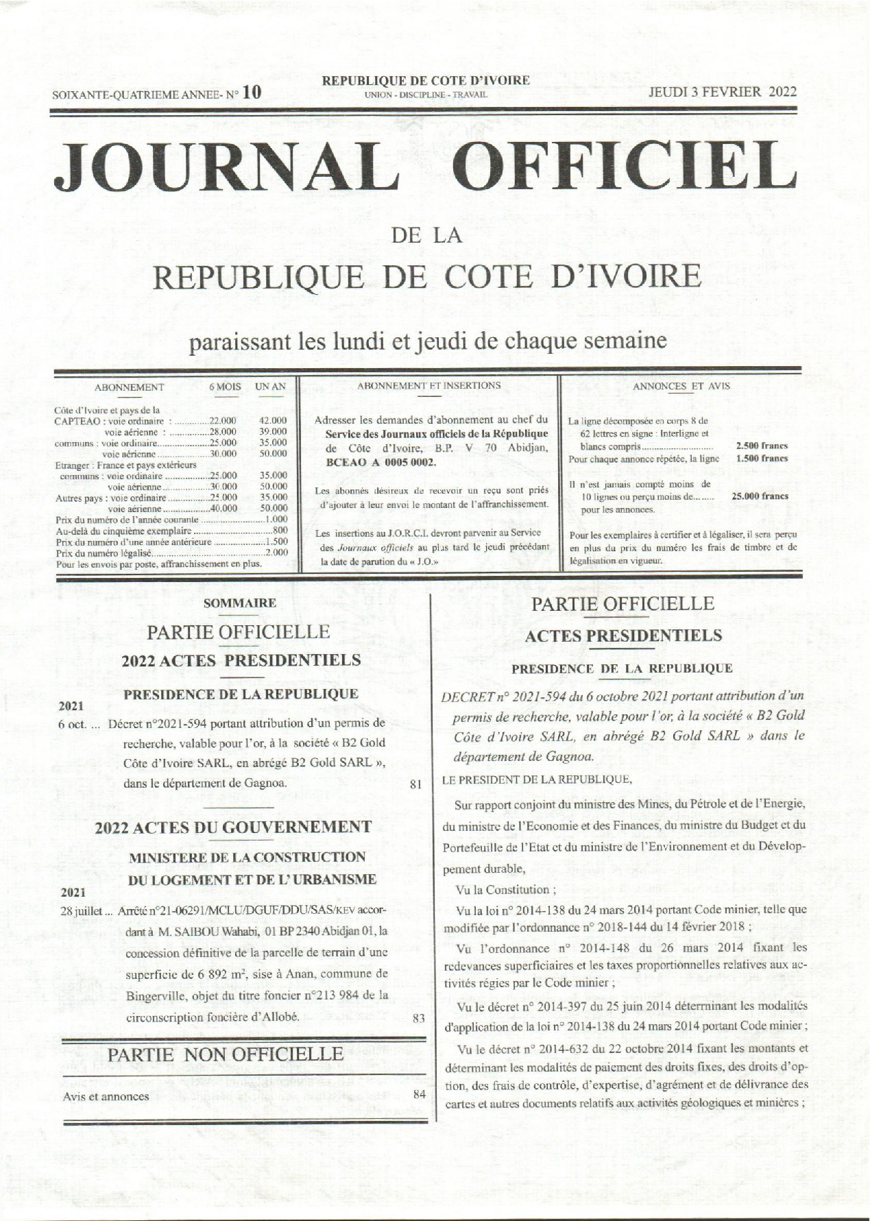 JO 2022-010