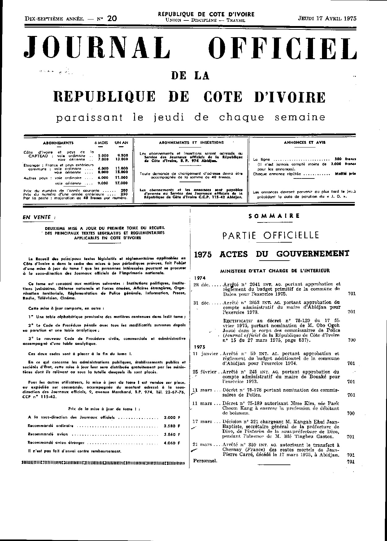 JO 1975-020