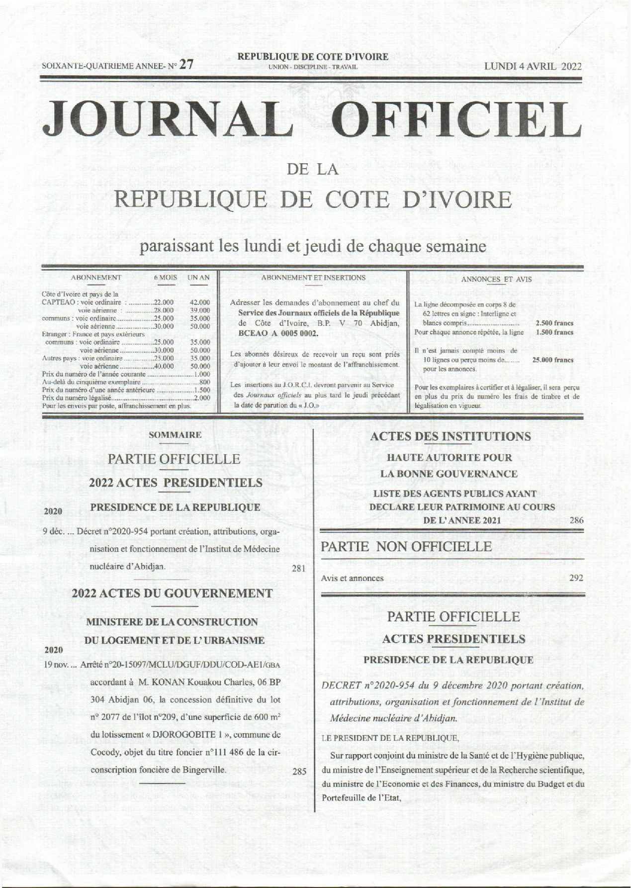 JO 2022-027