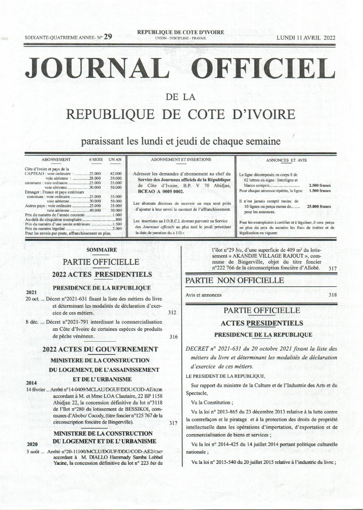 JO 2022-029