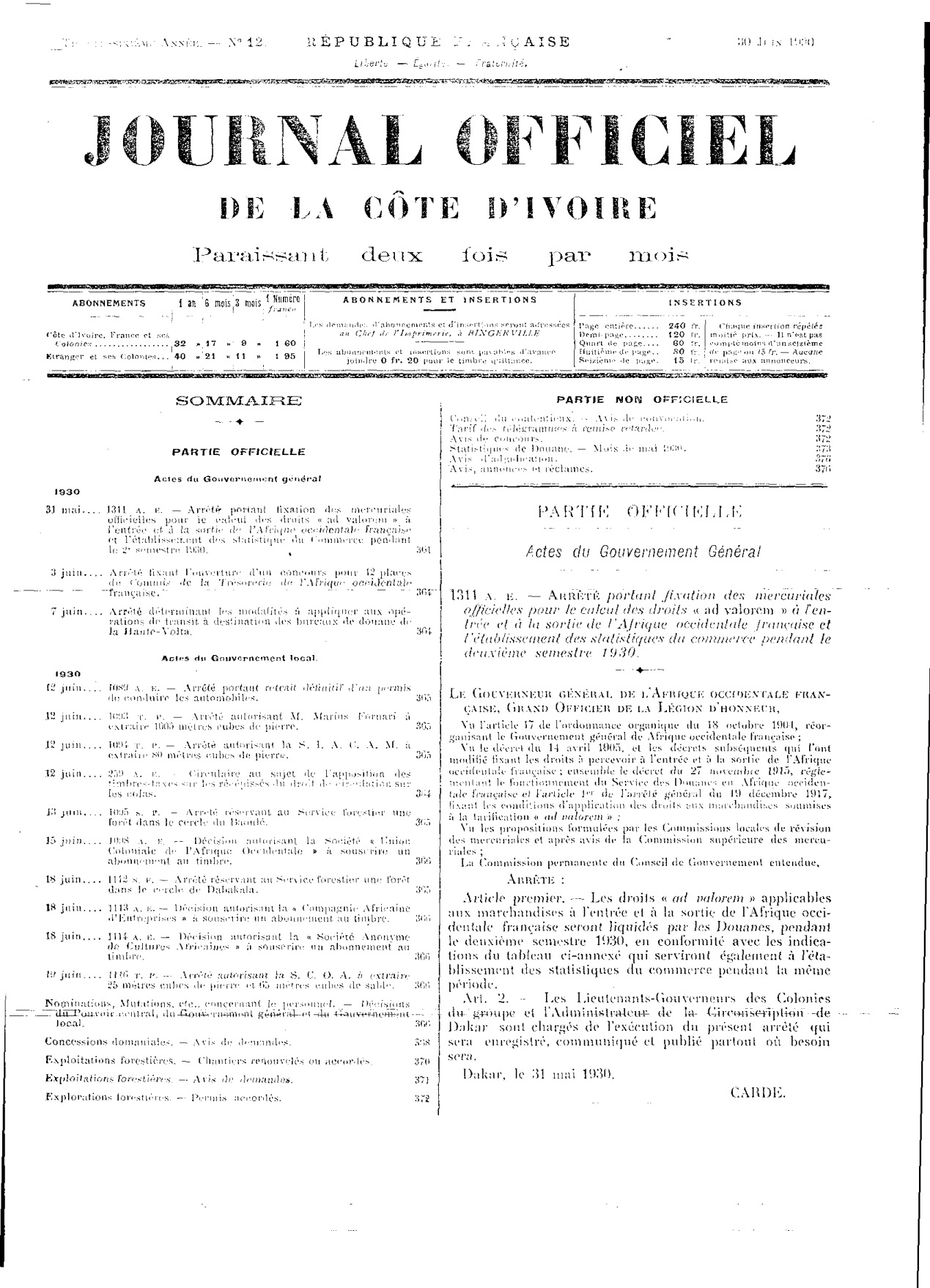 JO 1930-012