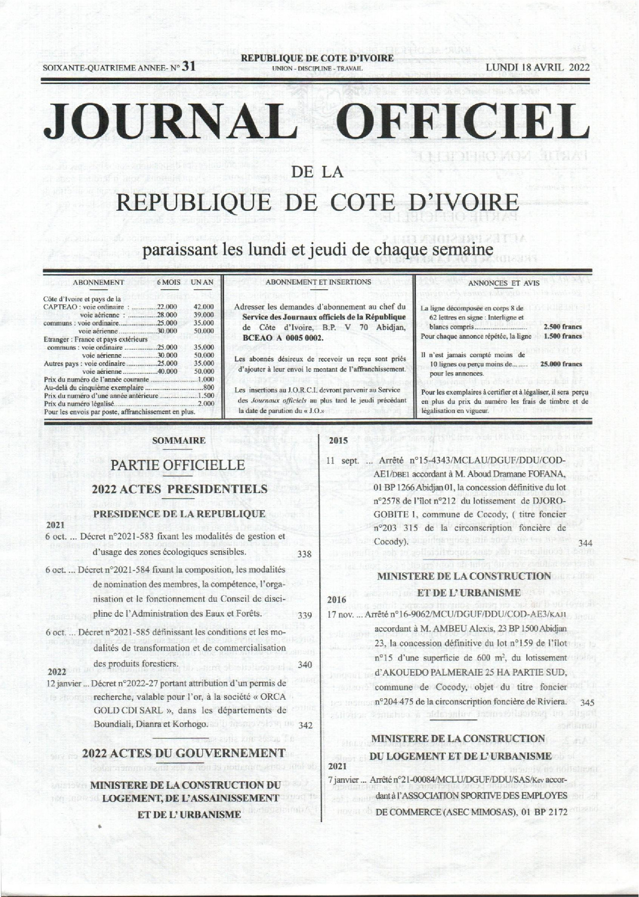 JO 2022-031