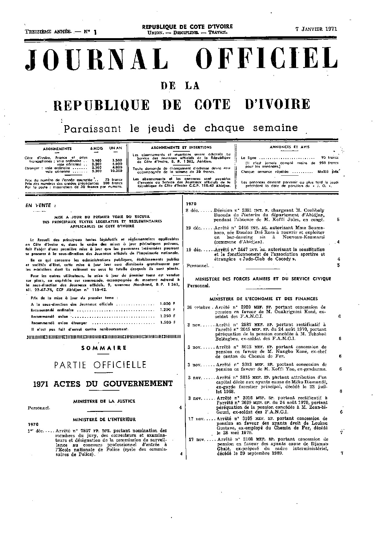 JO 1971-001