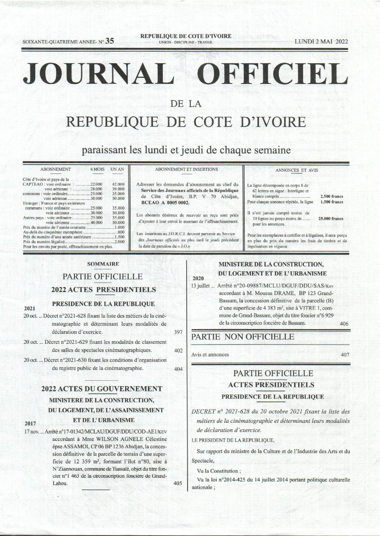 JO 2022-035