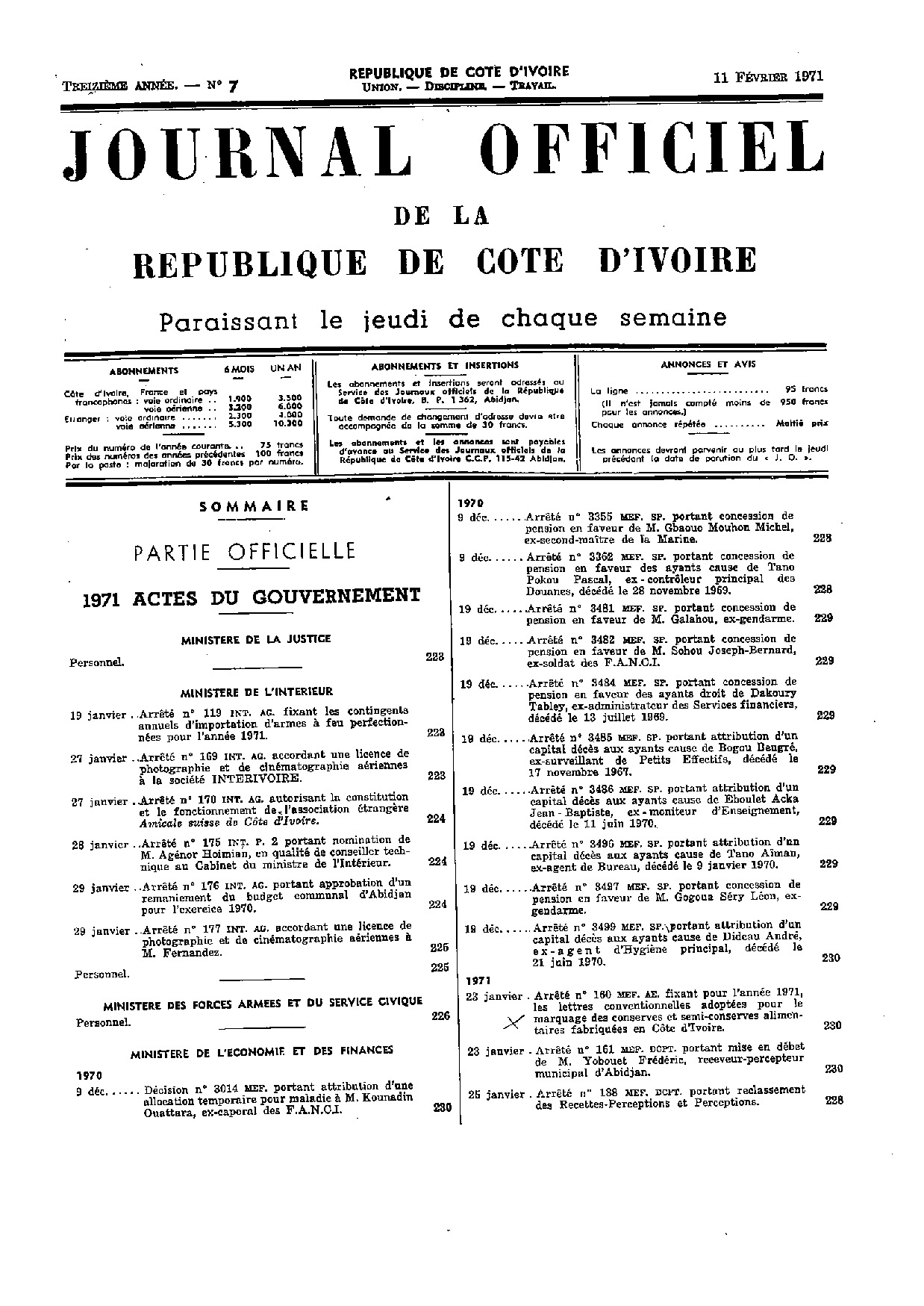 JO 1971-007