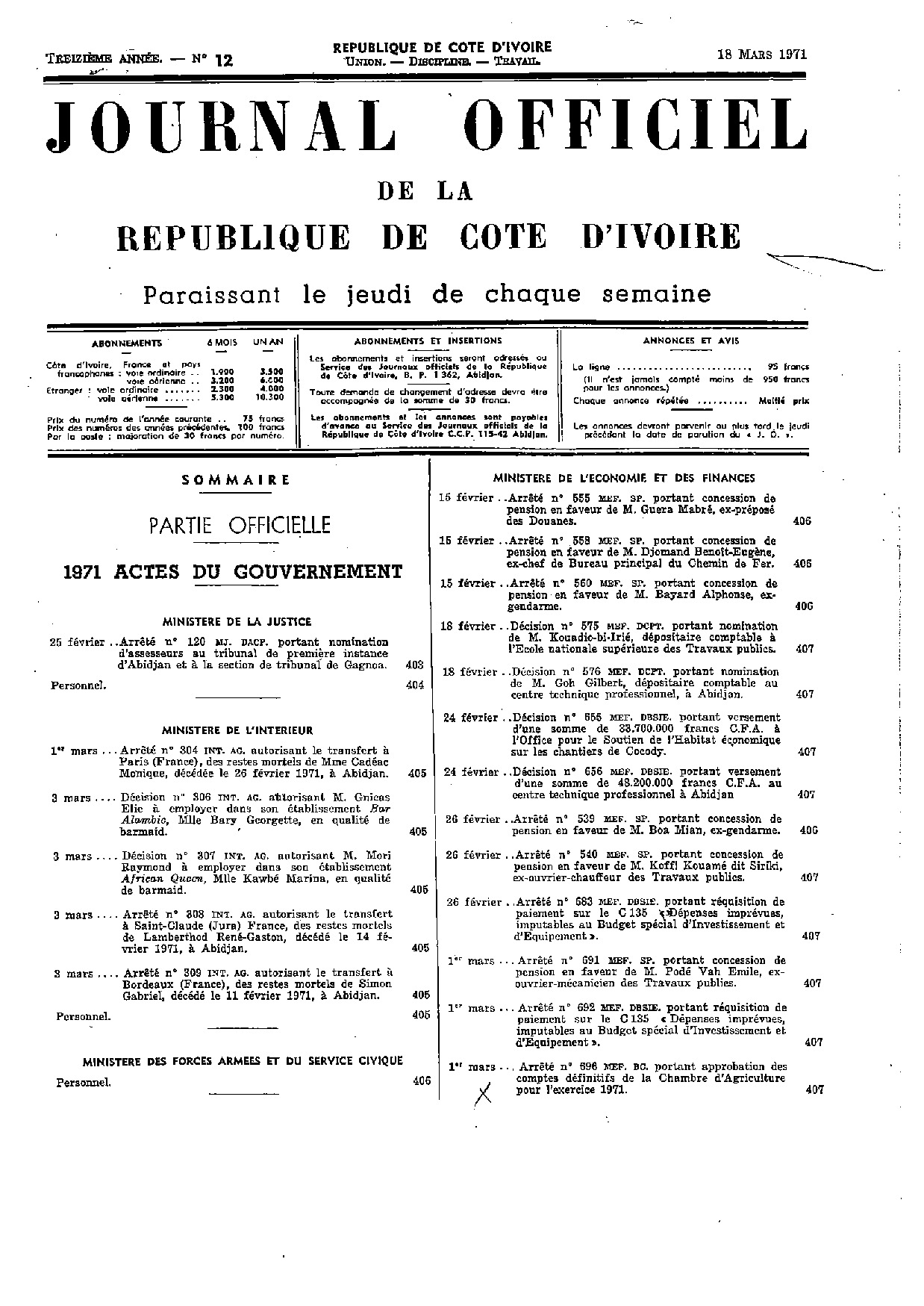 JO 1971-012