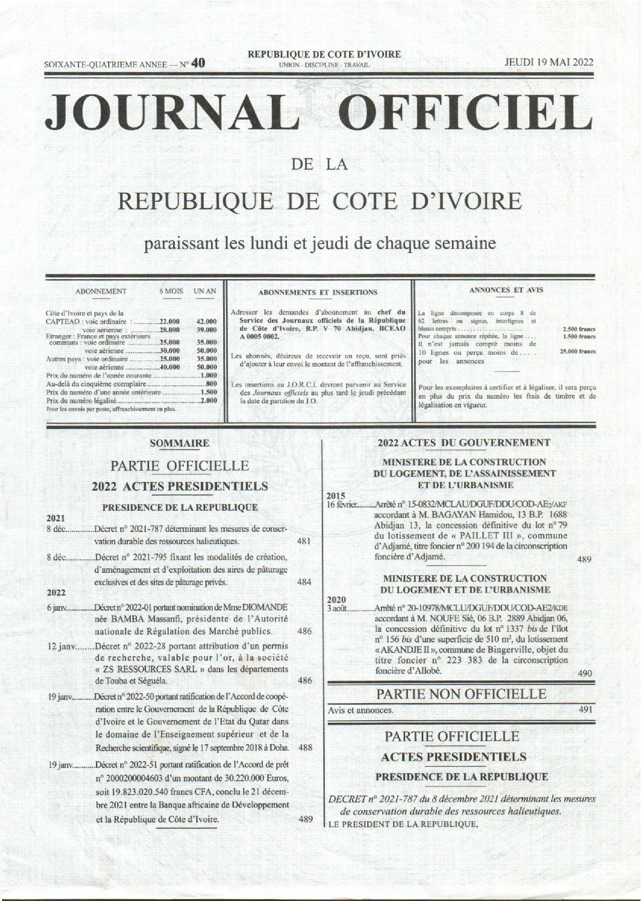 JO 2022-040