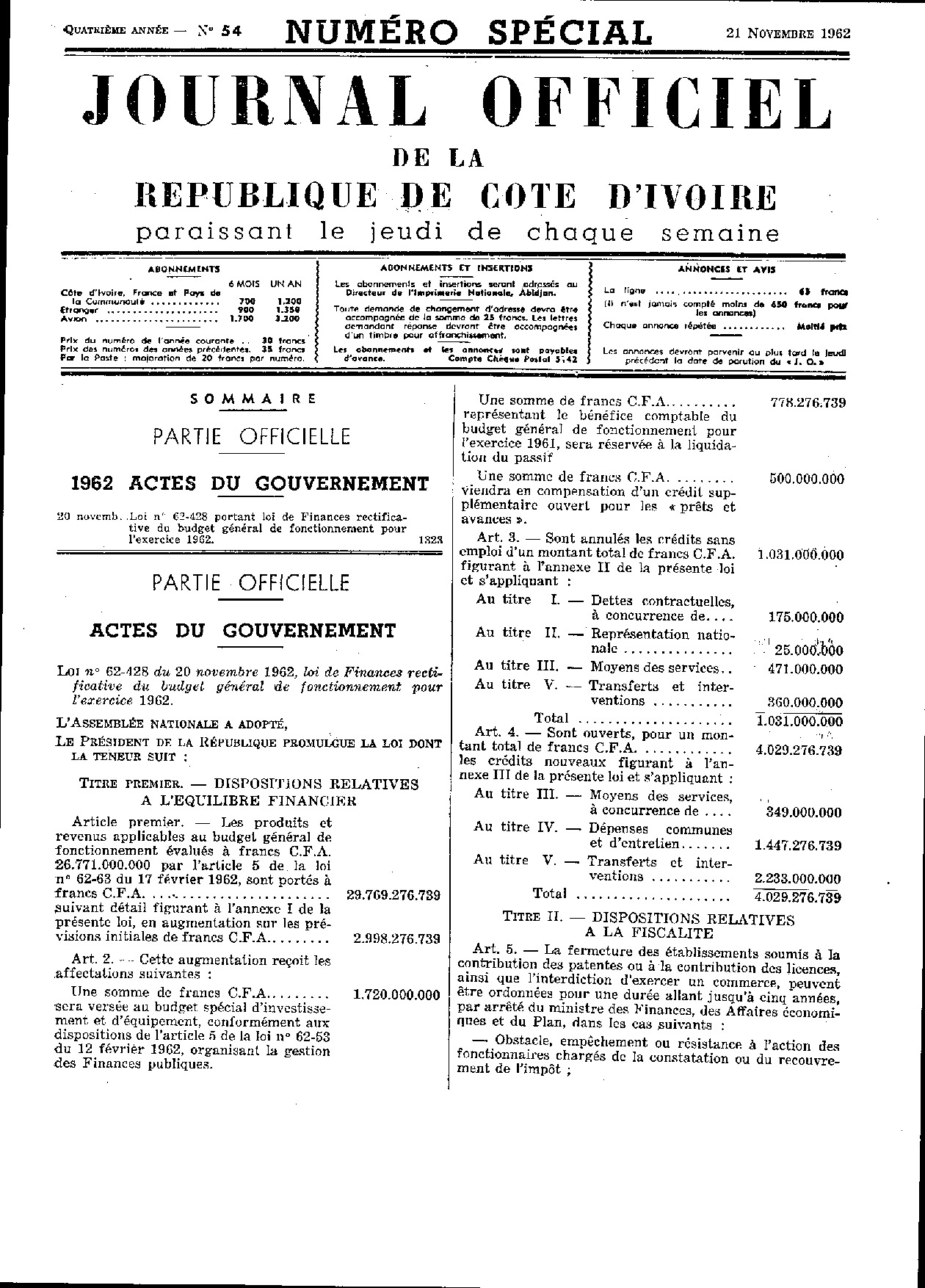JO 1962-054