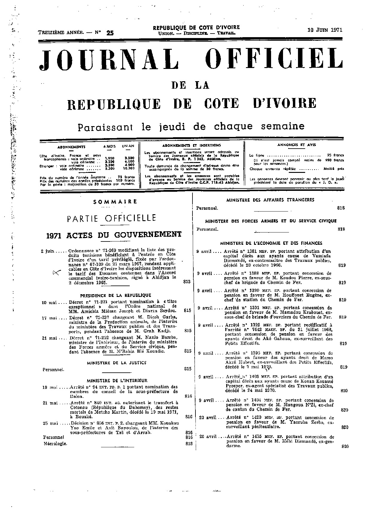JO 1971-025