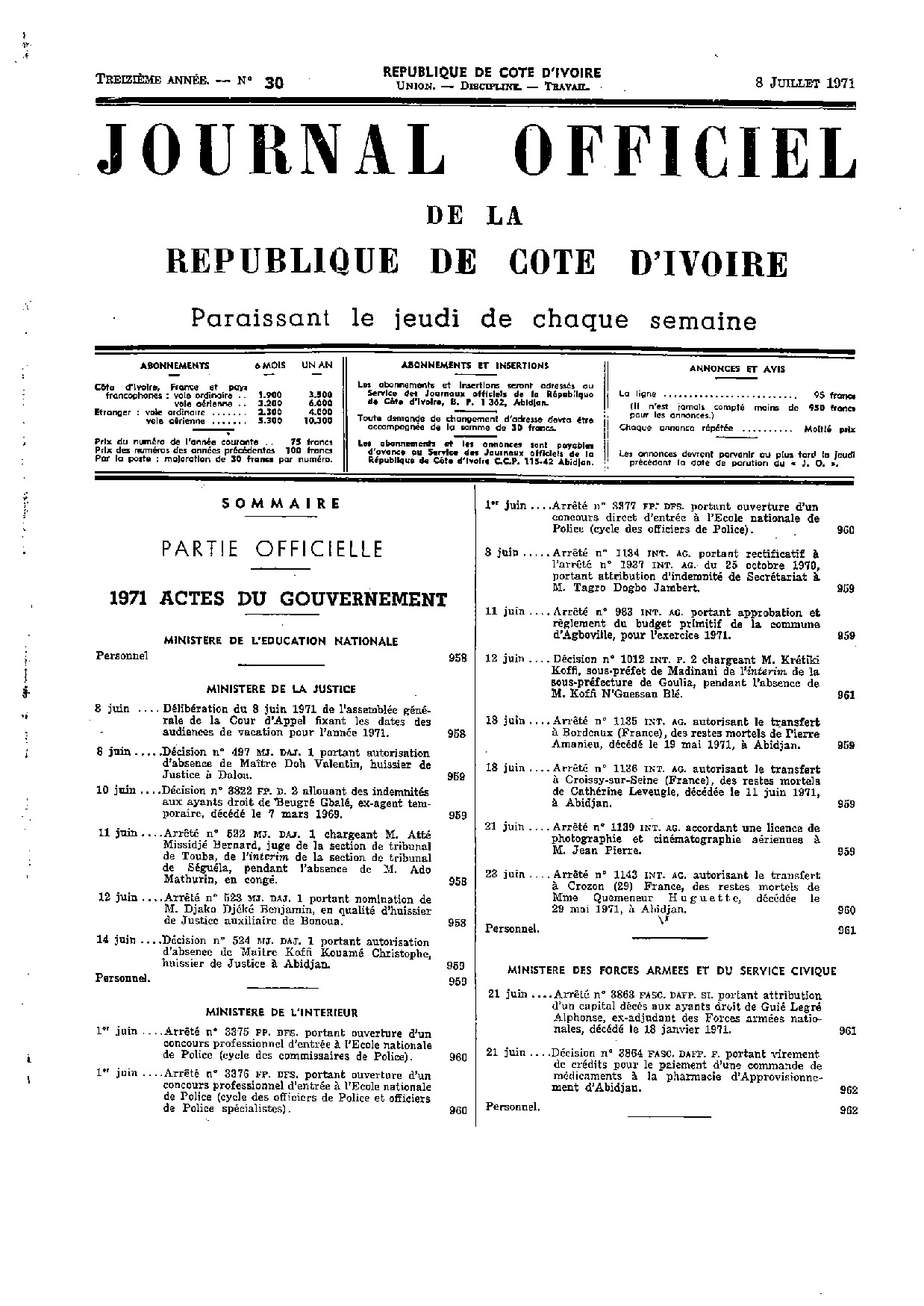 JO 1971-030