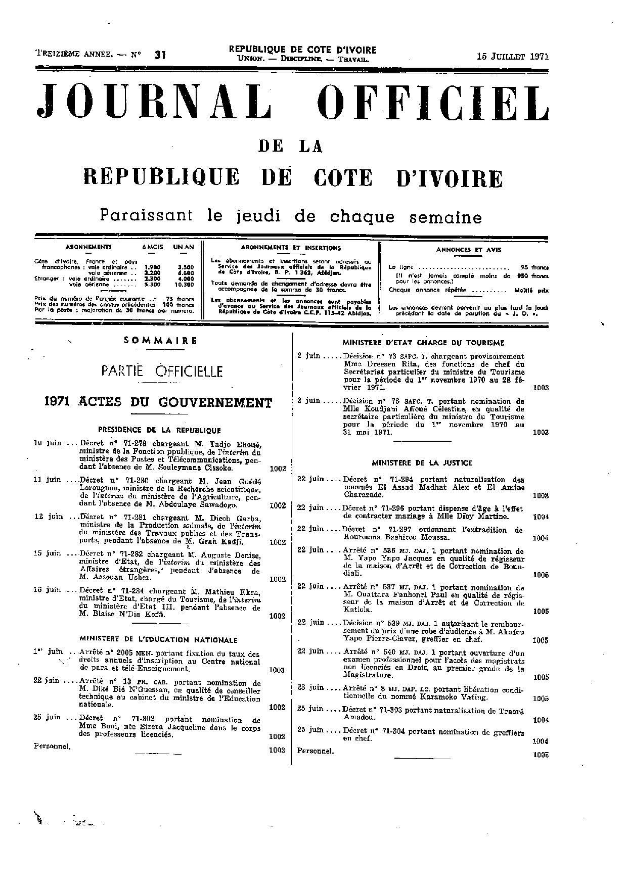 JO 1971-031