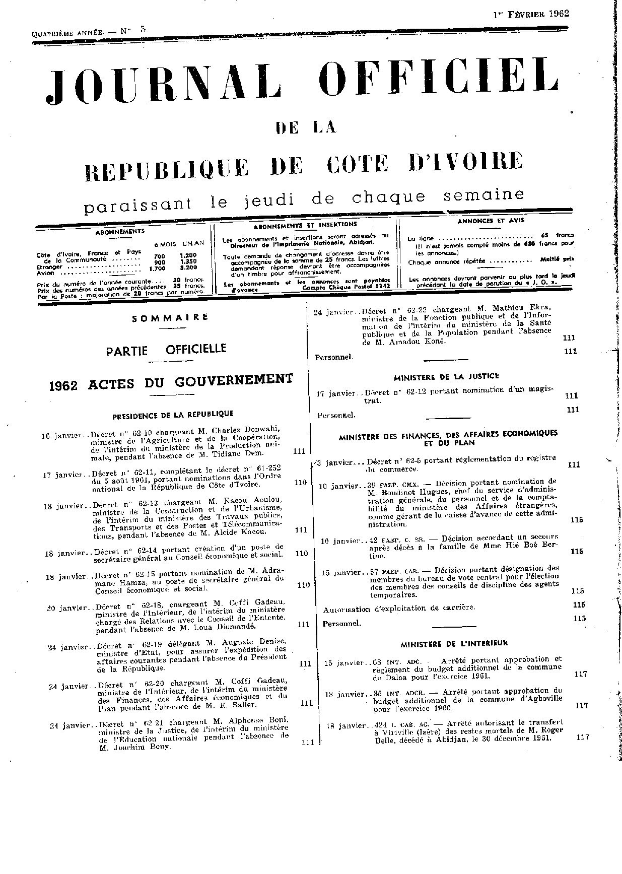 JO 1962-005