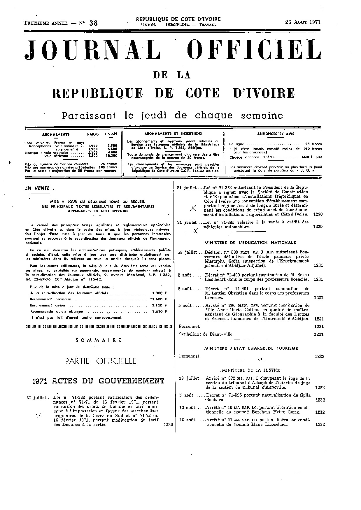 JO 1971-038