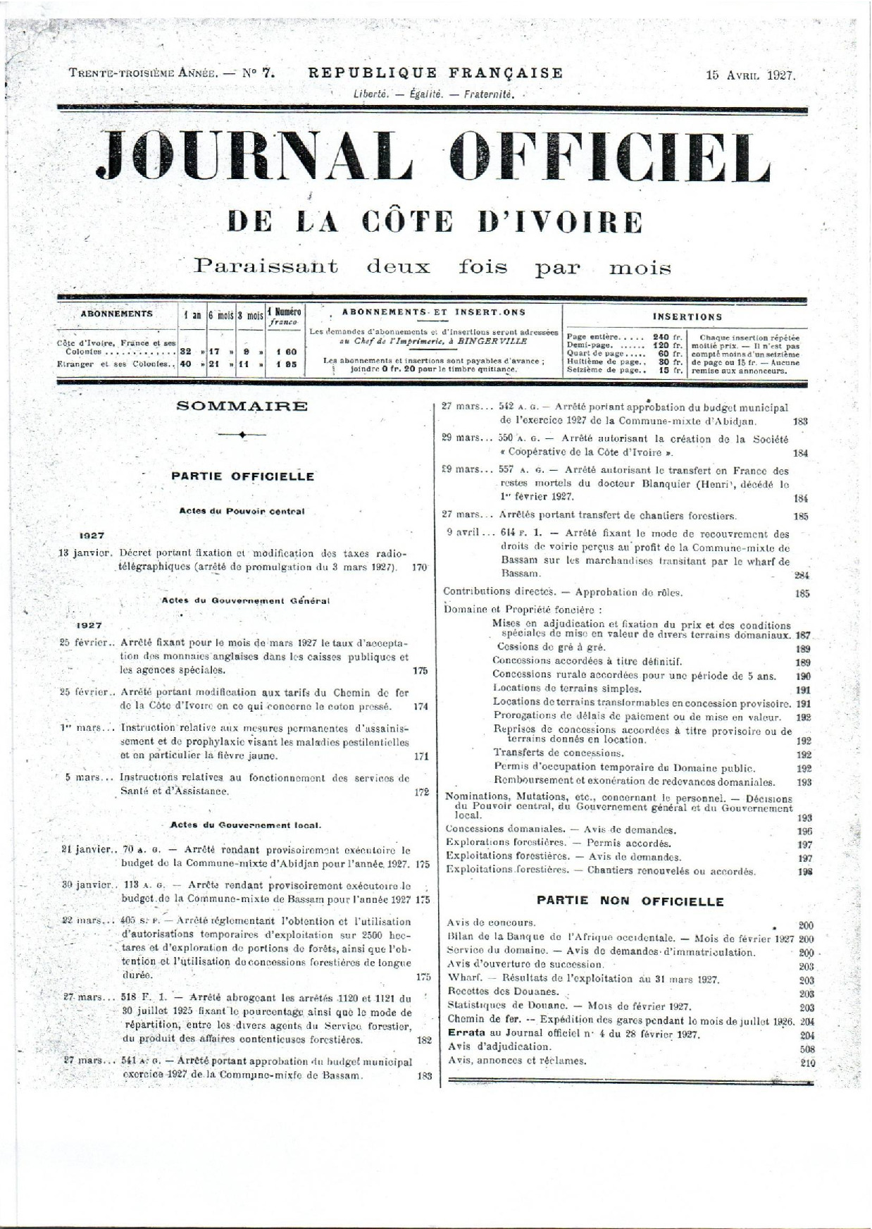 JO 1927-007